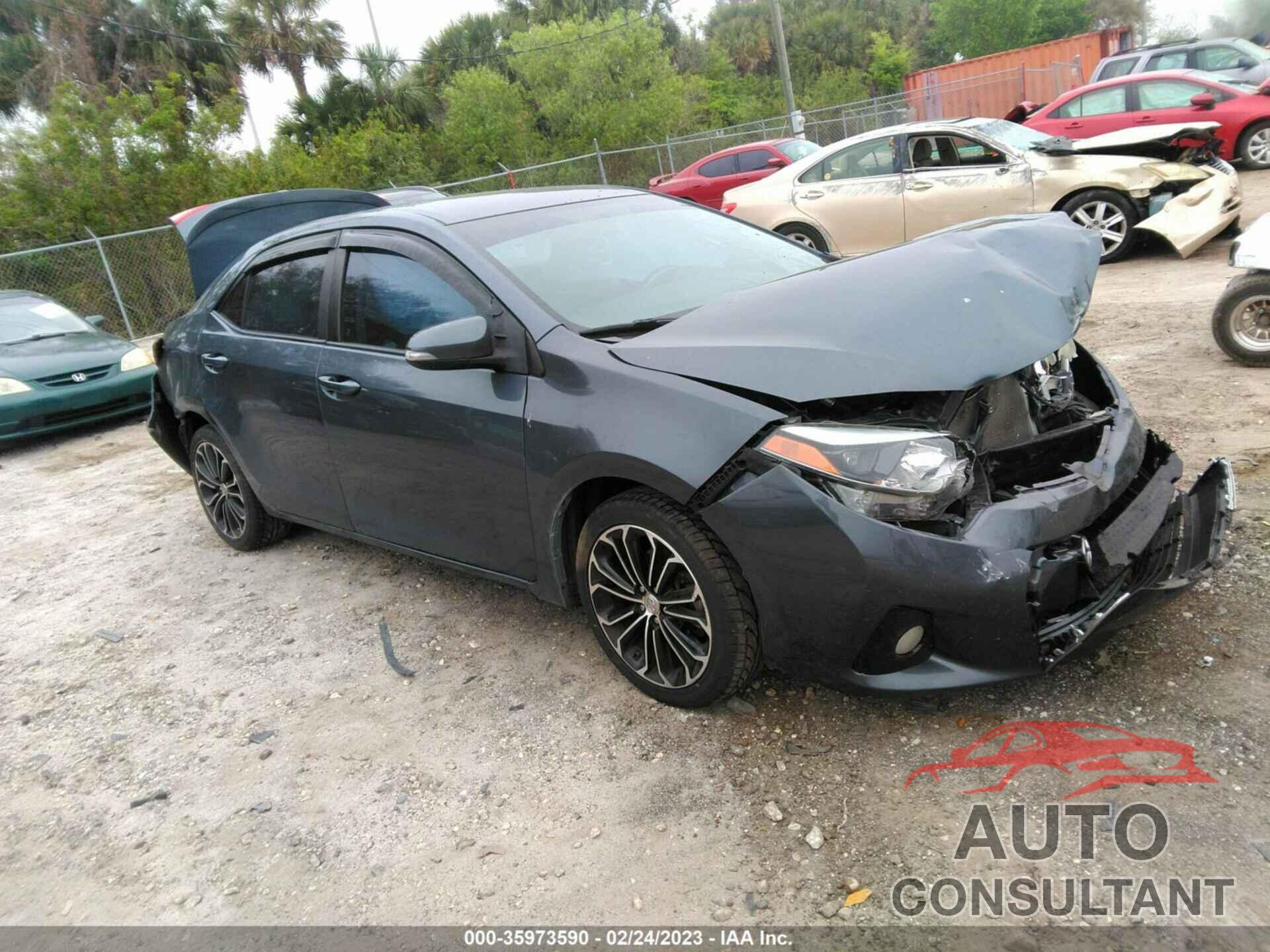 TOYOTA COROLLA 2016 - 2T1BURHE9GC574646