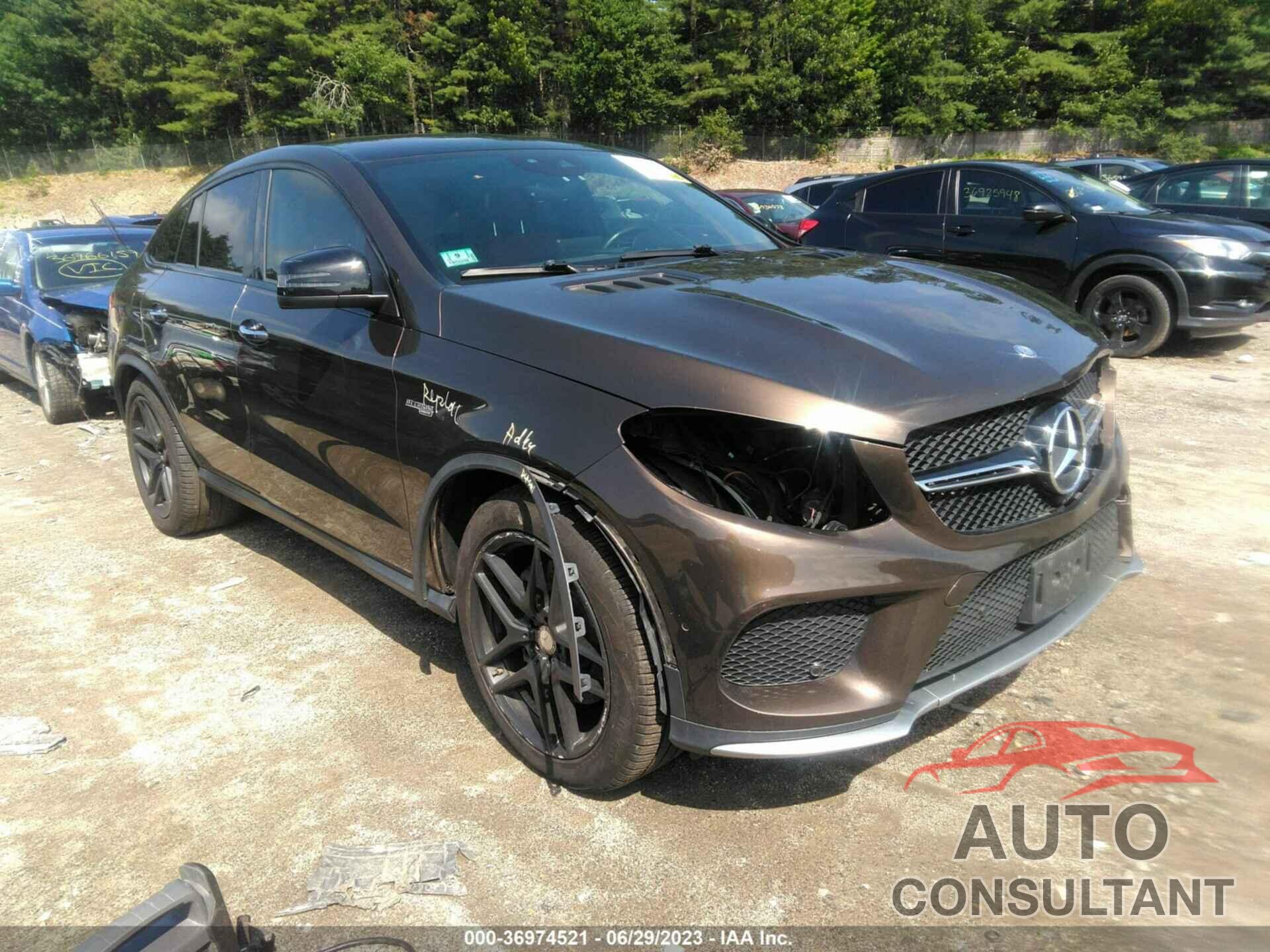 MERCEDES-BENZ GLE 450 AMG COUPE 2016 - 4JGED6EB3GA034585