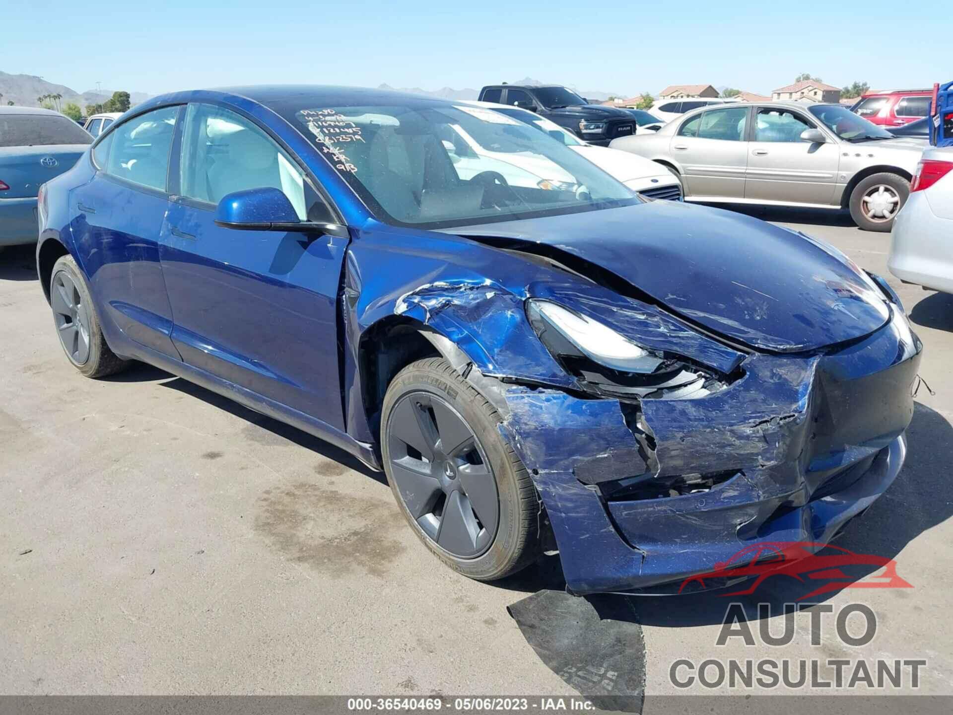 TESLA MODEL 3 2022 - 5YJ3E1EA9NF121415