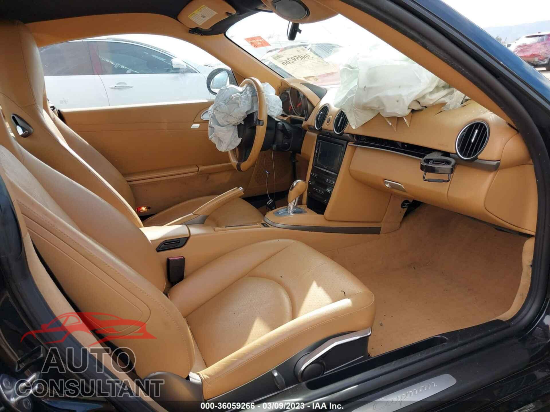 PORSCHE CAYMAN 2012 - WP0AA2A80CS760116