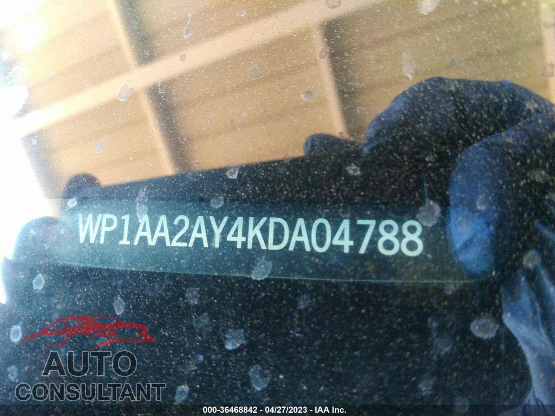 PORSCHE CAYENNE 2019 - WP1AA2AY4KDA04788