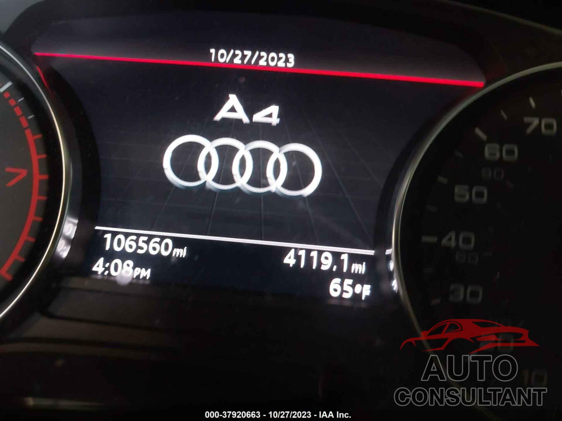 AUDI A4 2019 - WAUGMAF44KA043530