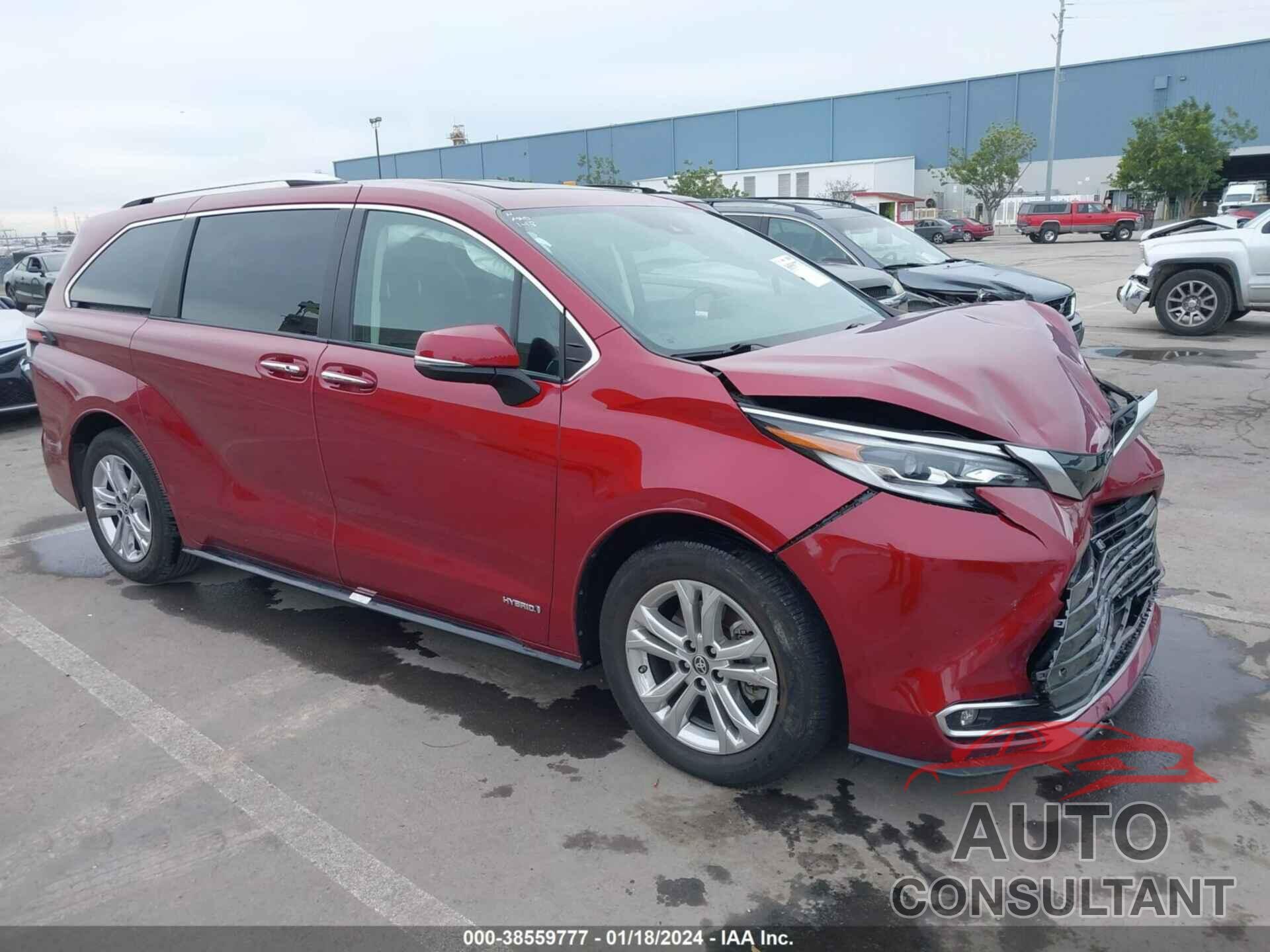 TOYOTA SIENNA 2021 - 5TDESKFC8MS004541