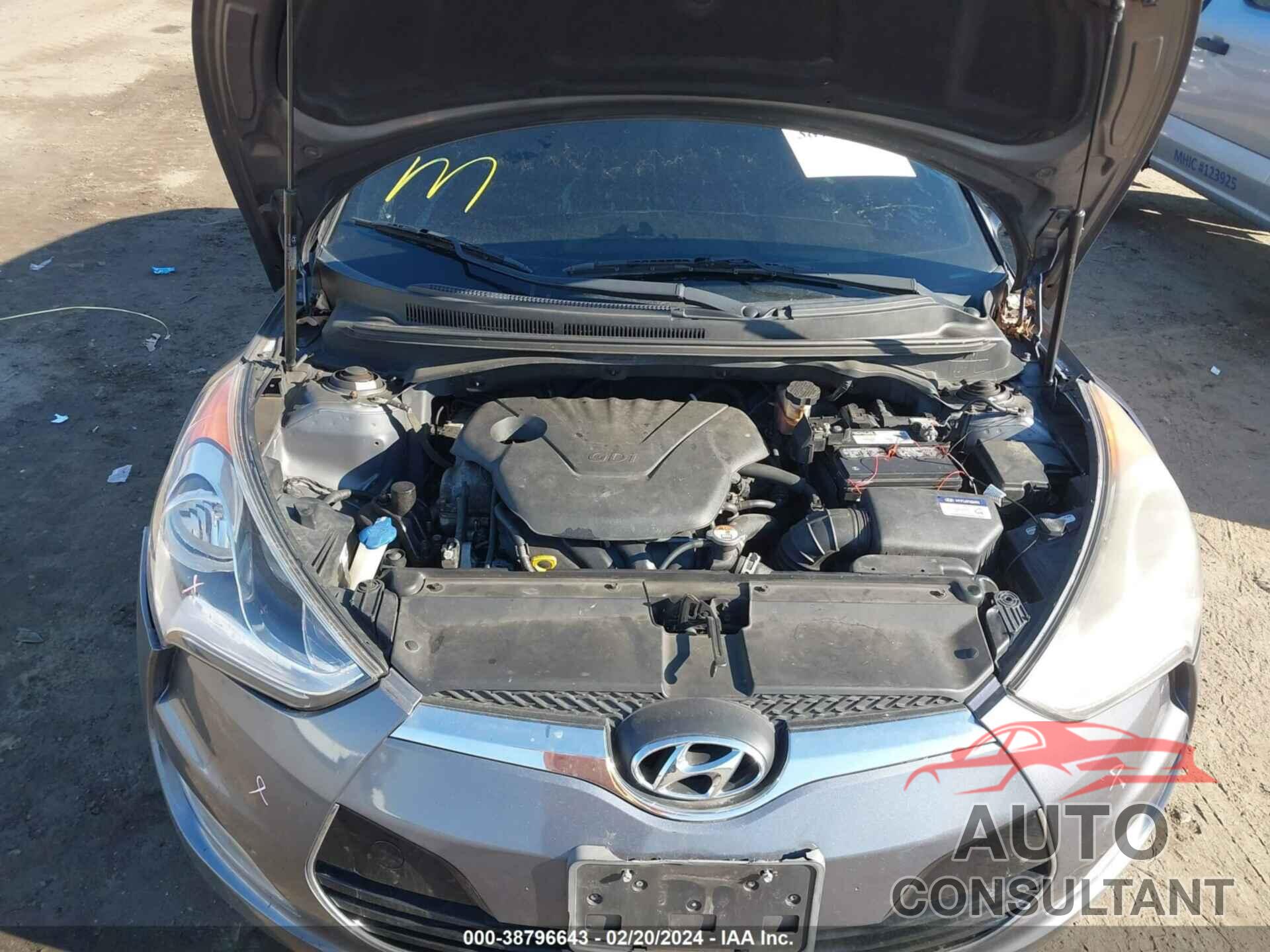 HYUNDAI VELOSTER 2017 - KMHTC6AD0HU321755