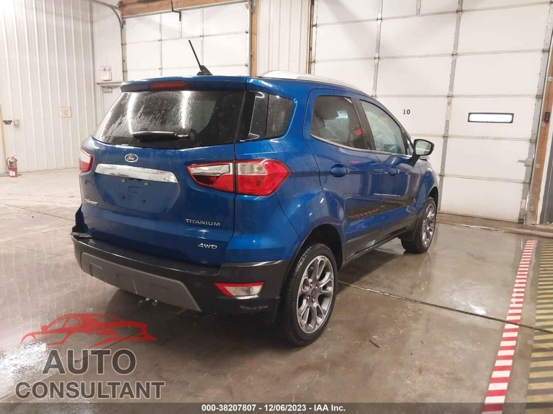FORD ECOSPORT 2022 - MAJ6S3KL2NC463377