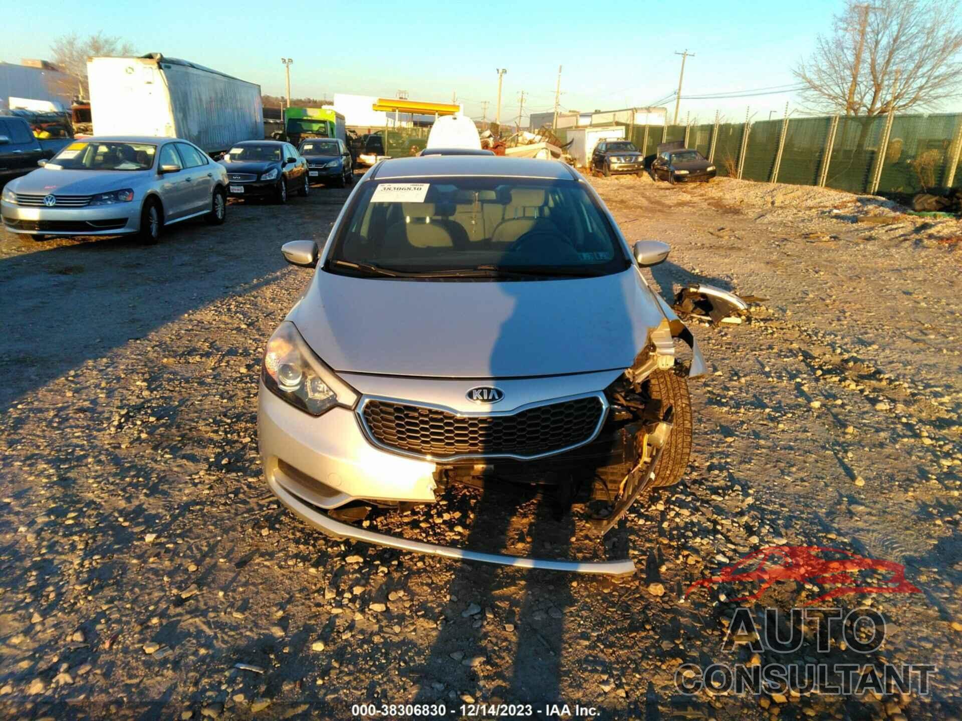 KIA FORTE 2016 - KNAFX4A64G5498973