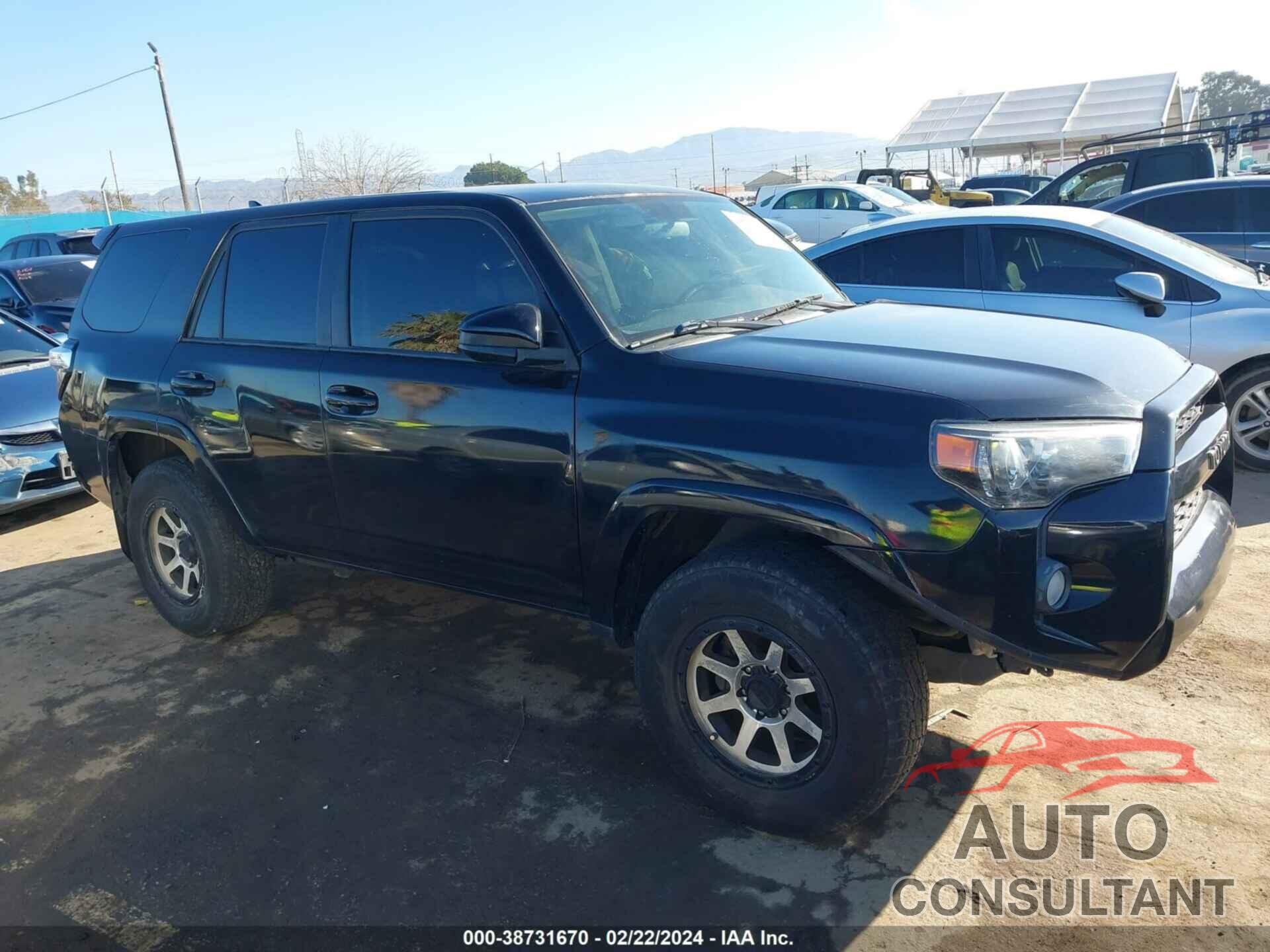 TOYOTA 4RUNNER 2016 - JTEBU5JR3G5324317