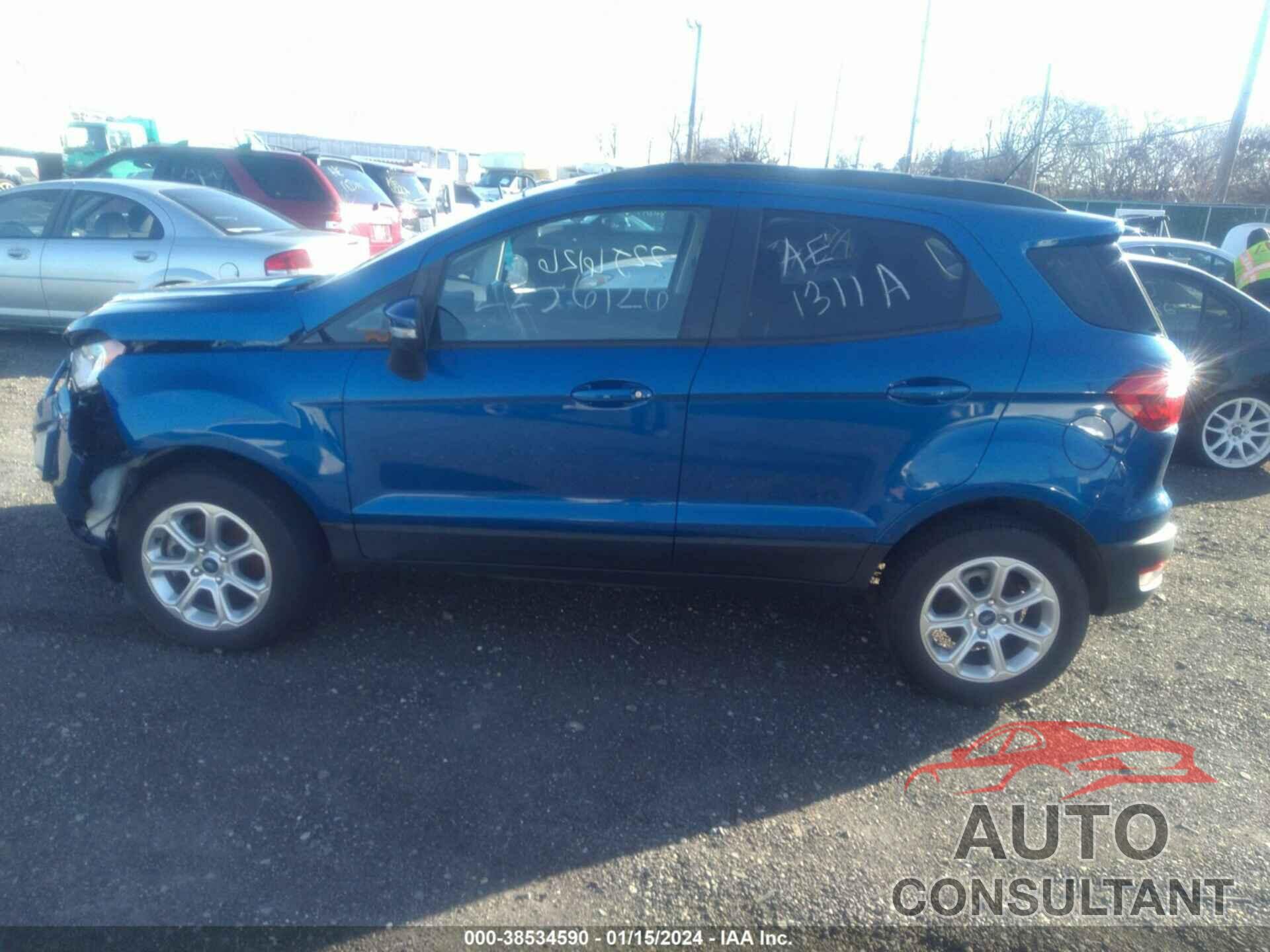 FORD ECOSPORT 2020 - MAJ6S3GL8LC349695