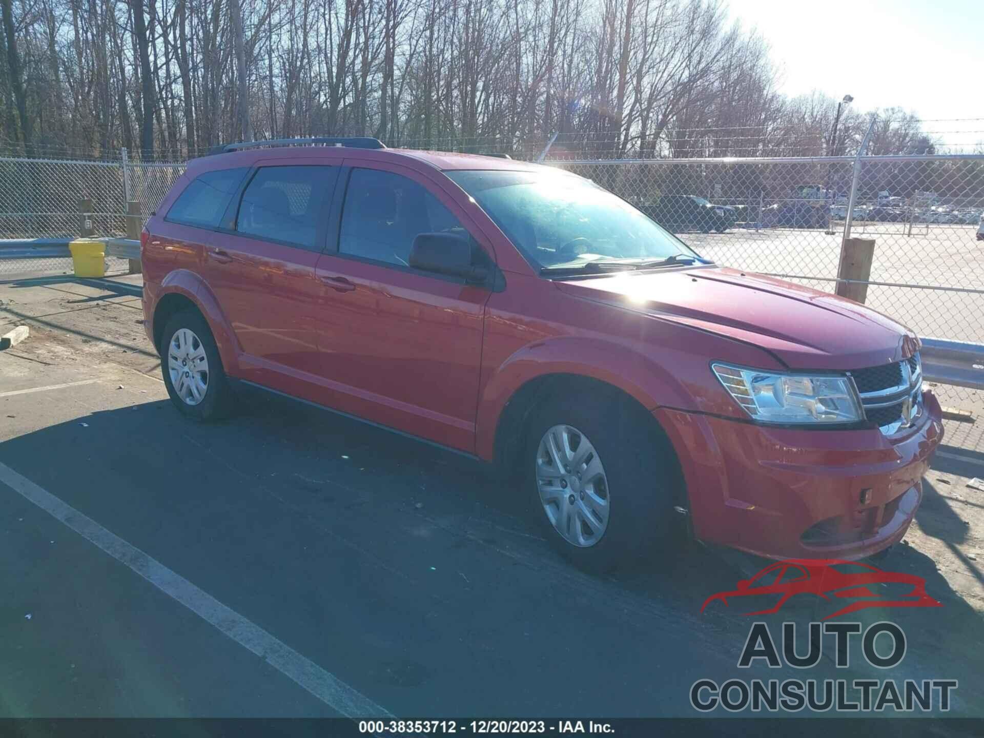 DODGE JOURNEY 2017 - 3C4PDCAB5HT604954
