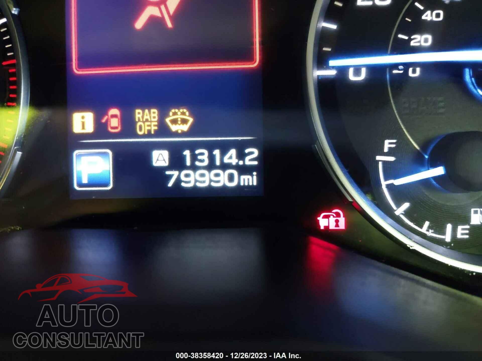 SUBARU ASCENT 2019 - 4S4WMARD7K3473272