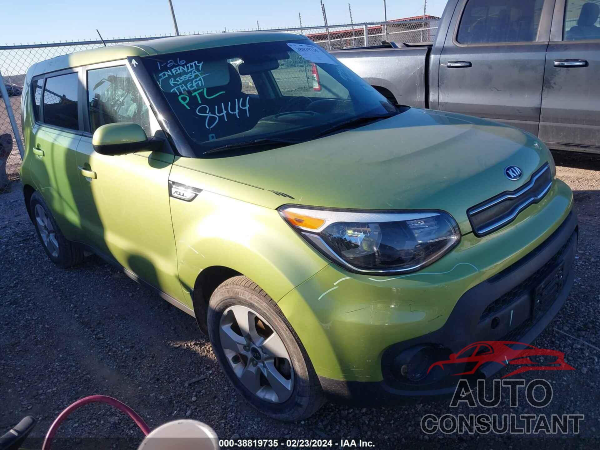 KIA SOUL 2019 - KNDJN2A29K7914159