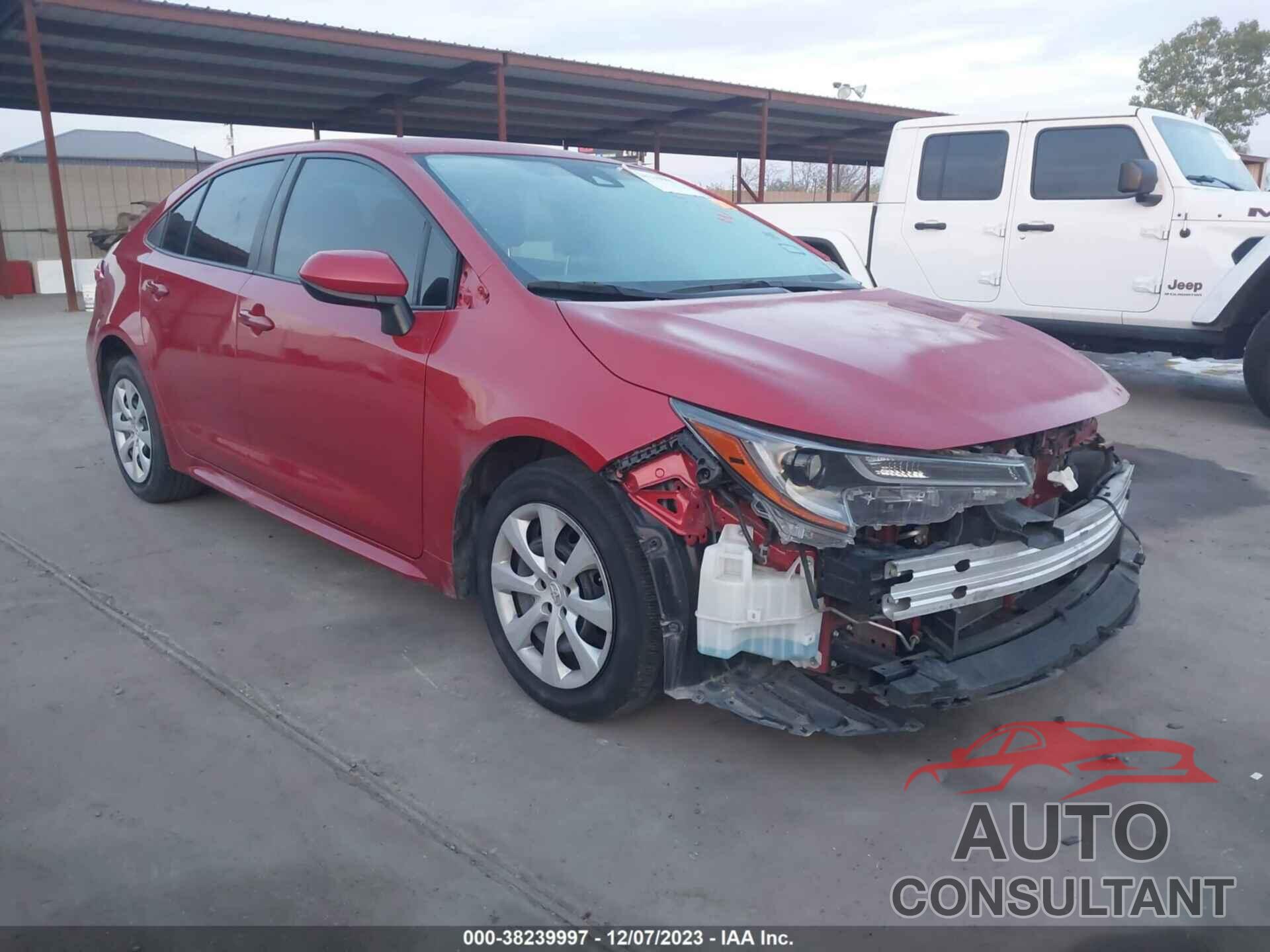 TOYOTA COROLLA 2020 - JTDEPRAE4LJ087481