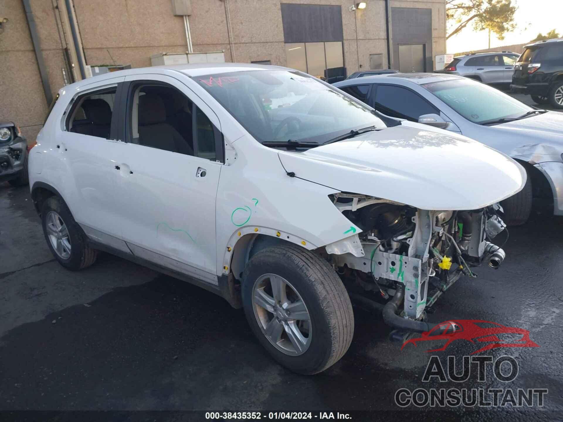 CHEVROLET TRAX 2022 - KL7CJKSM9NB548870