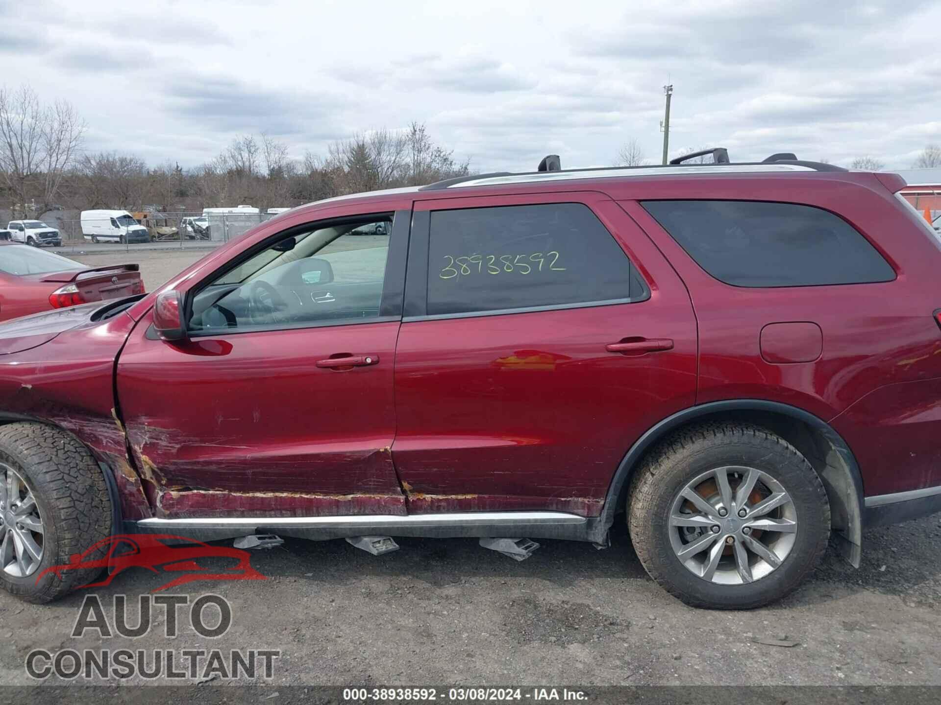 DODGE DURANGO 2017 - 1C4RDJAG2HC601451