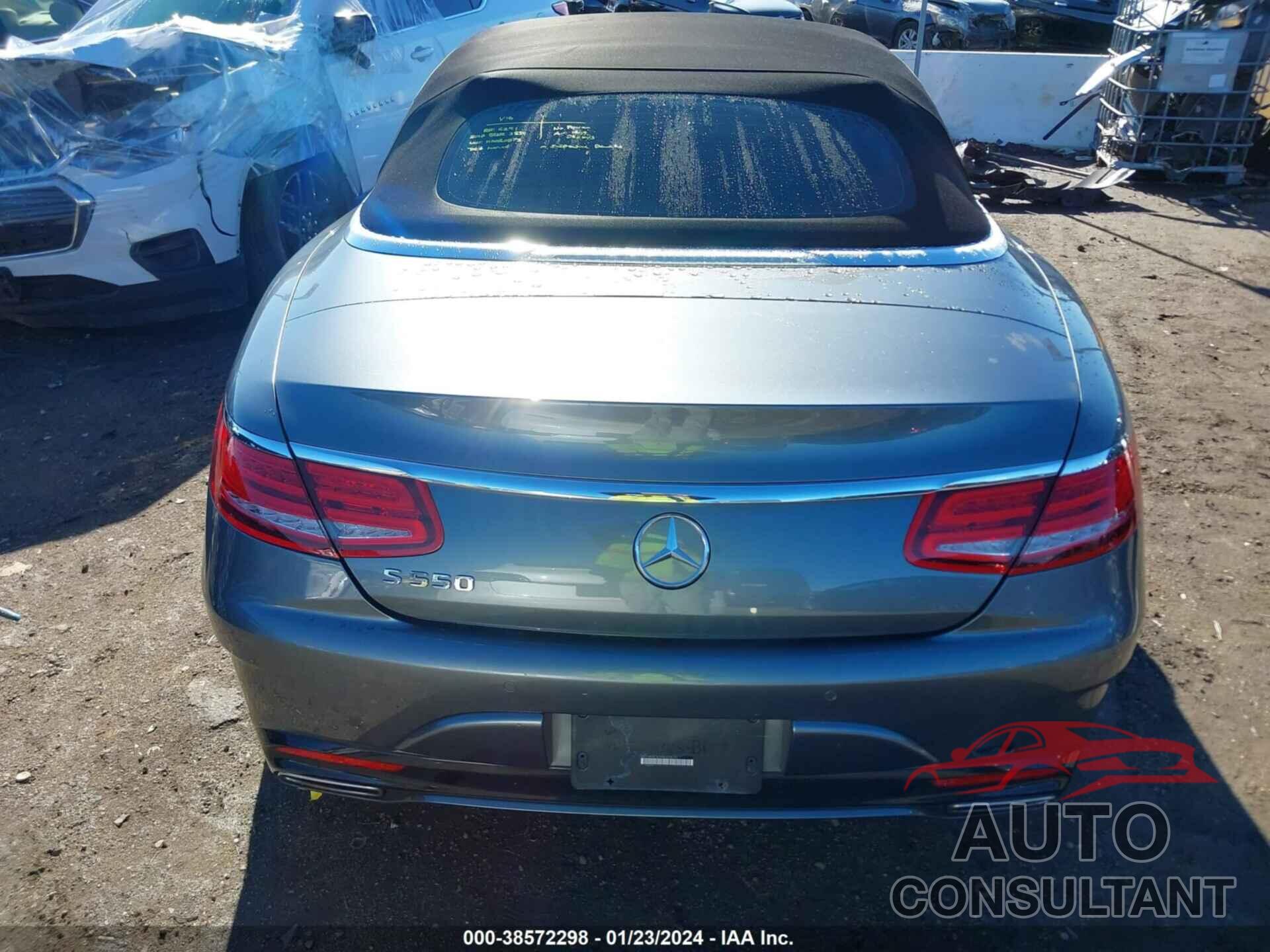 MERCEDES-BENZ S 2017 - WDDXK8CB7HA020875