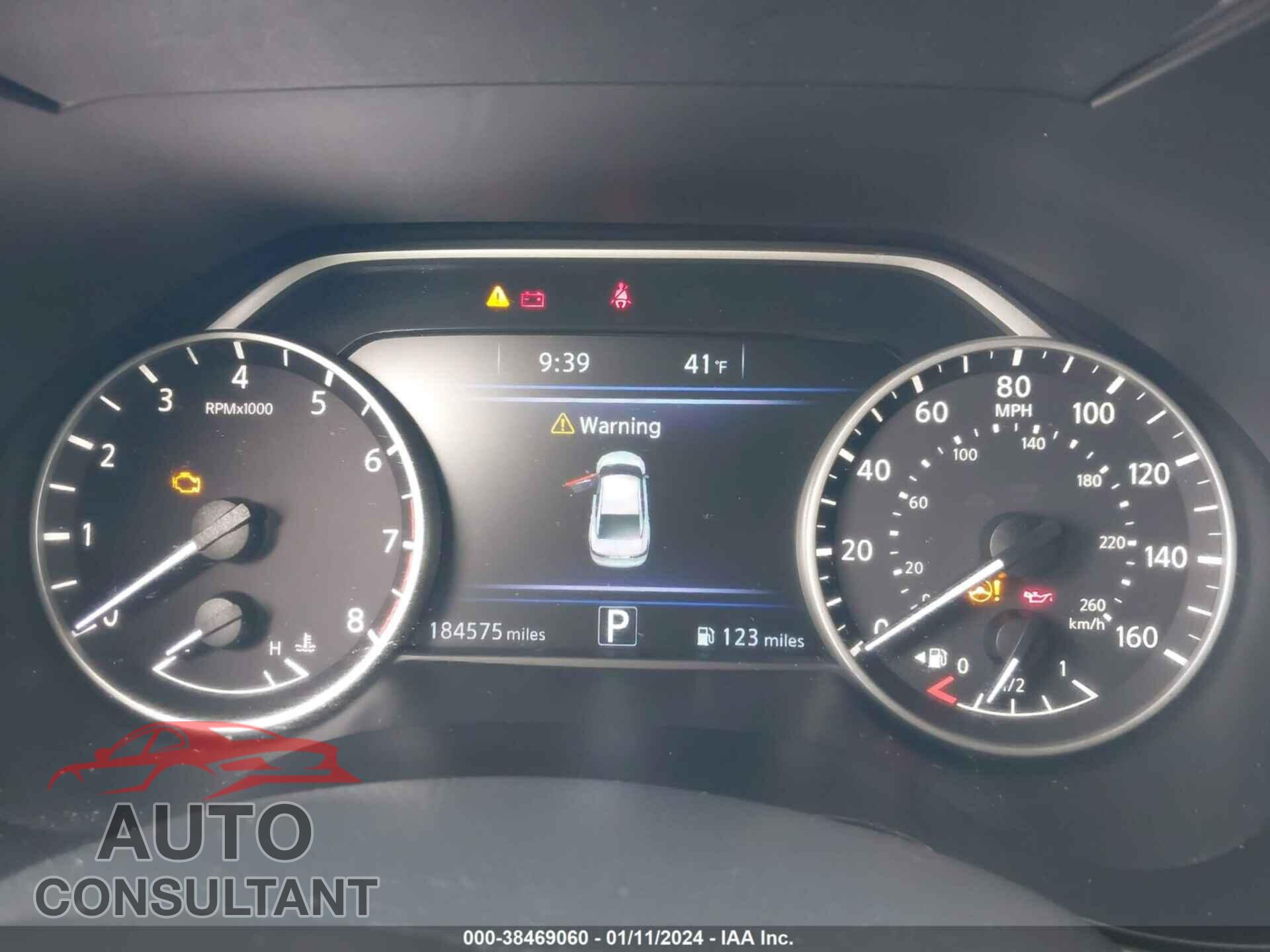 NISSAN MAXIMA 2017 - 1N4AA6AP1HC444875