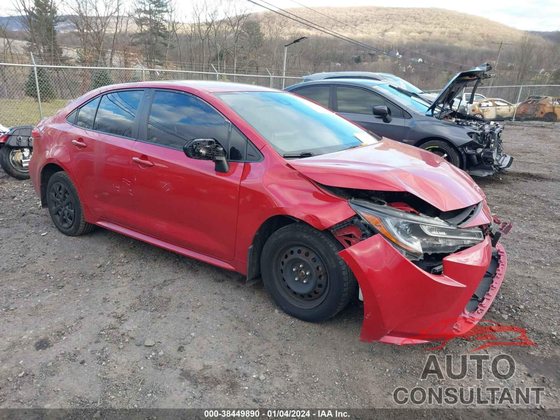 TOYOTA COROLLA 2020 - JTDEPRAE0LJ007237