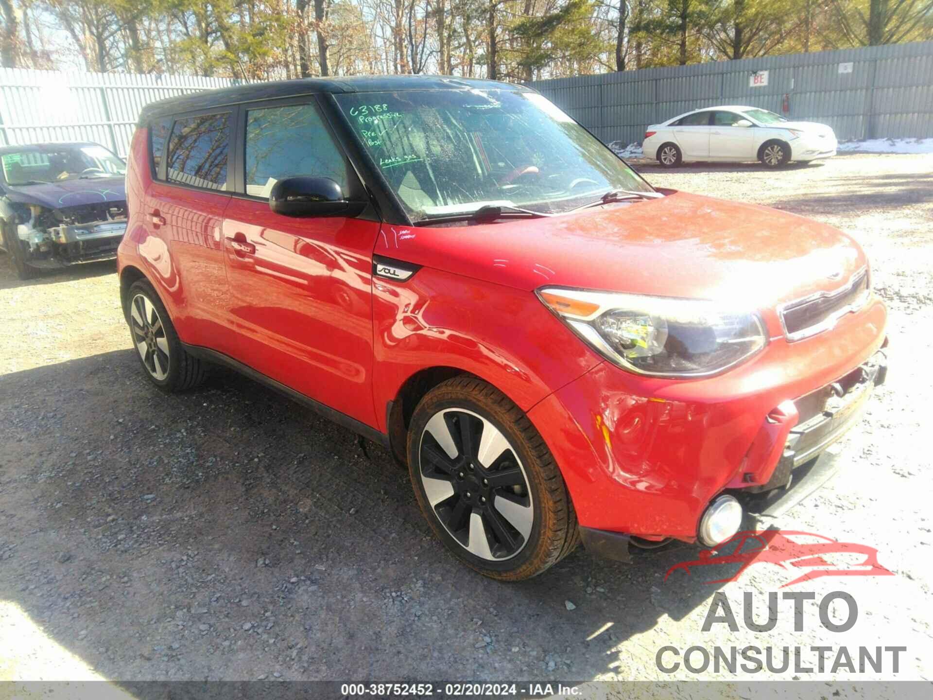 KIA SOUL 2016 - KNDJP3A53G7309135