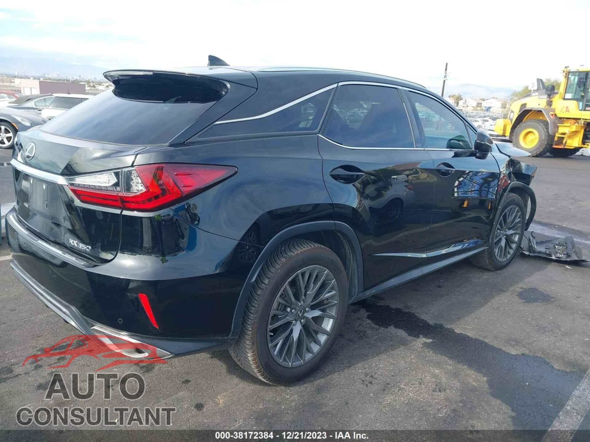 LEXUS RX 2017 - 2T2ZZMCA5HC072463