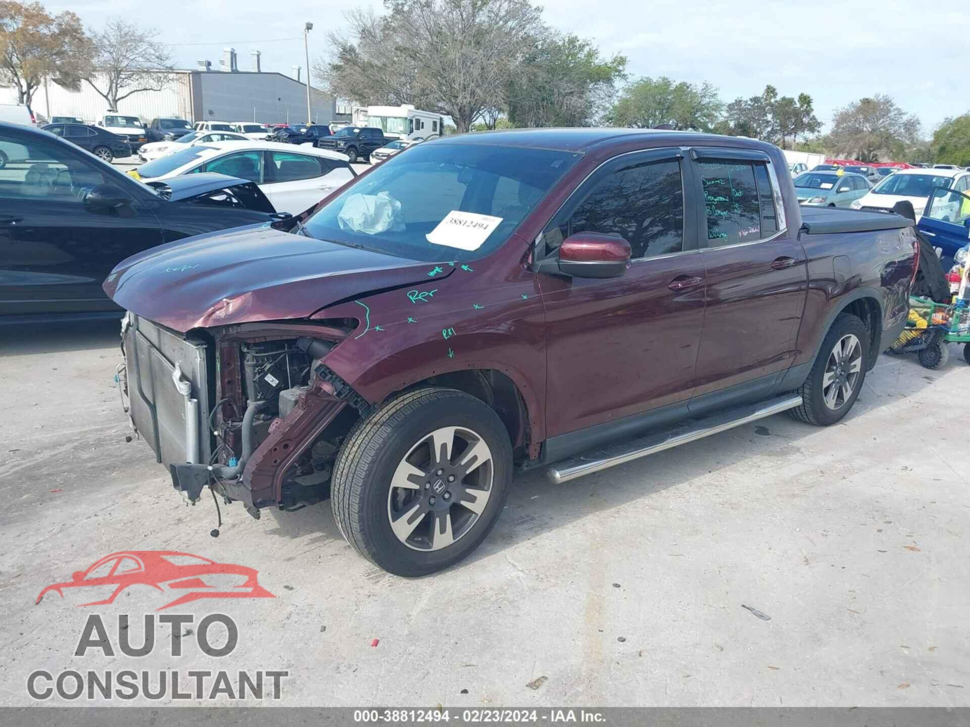 HONDA RIDGELINE 2018 - 5FPYK2F59JB002996