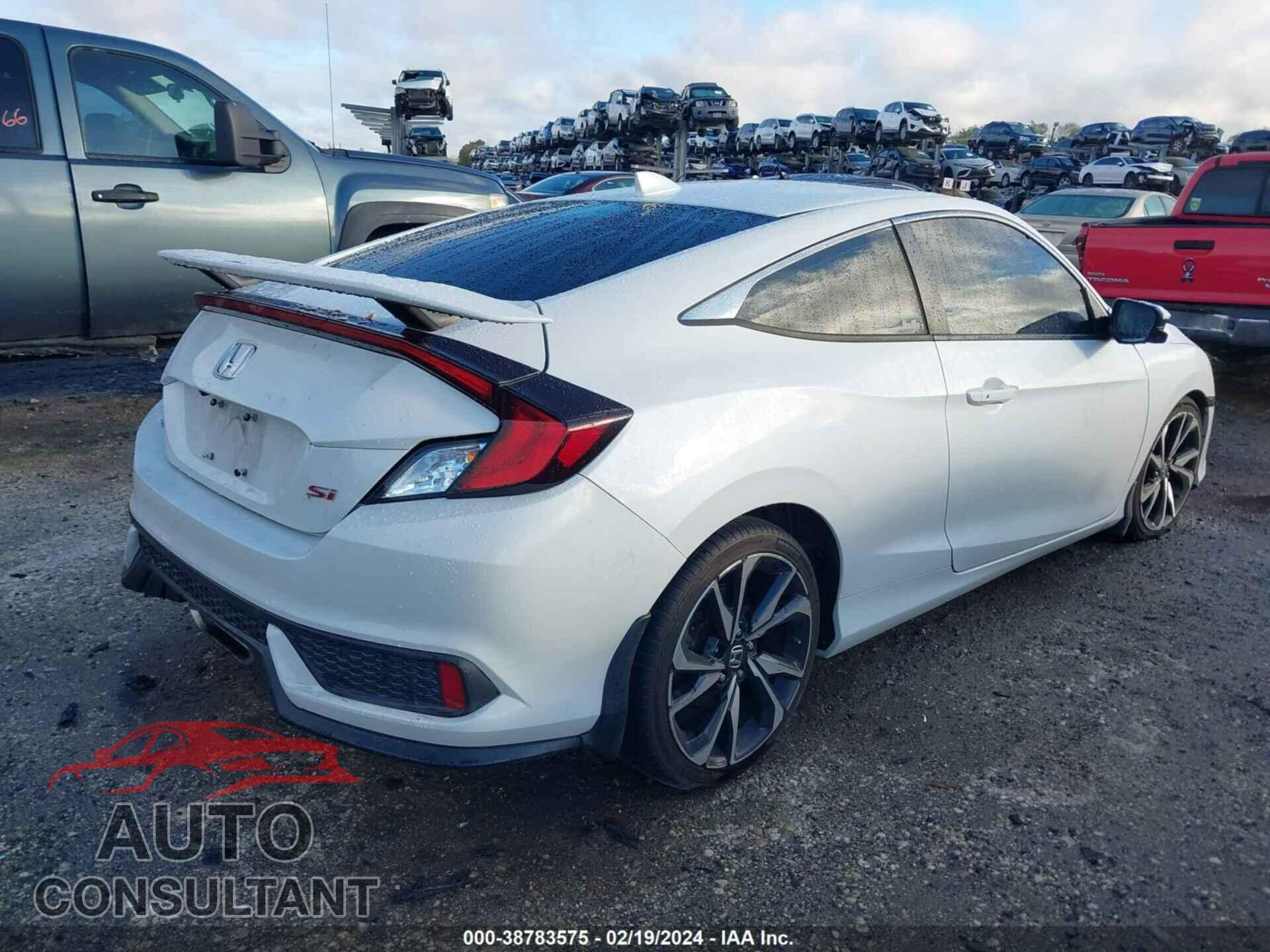 HONDA CIVIC SI 2019 - 2HGFC3A59KH755404