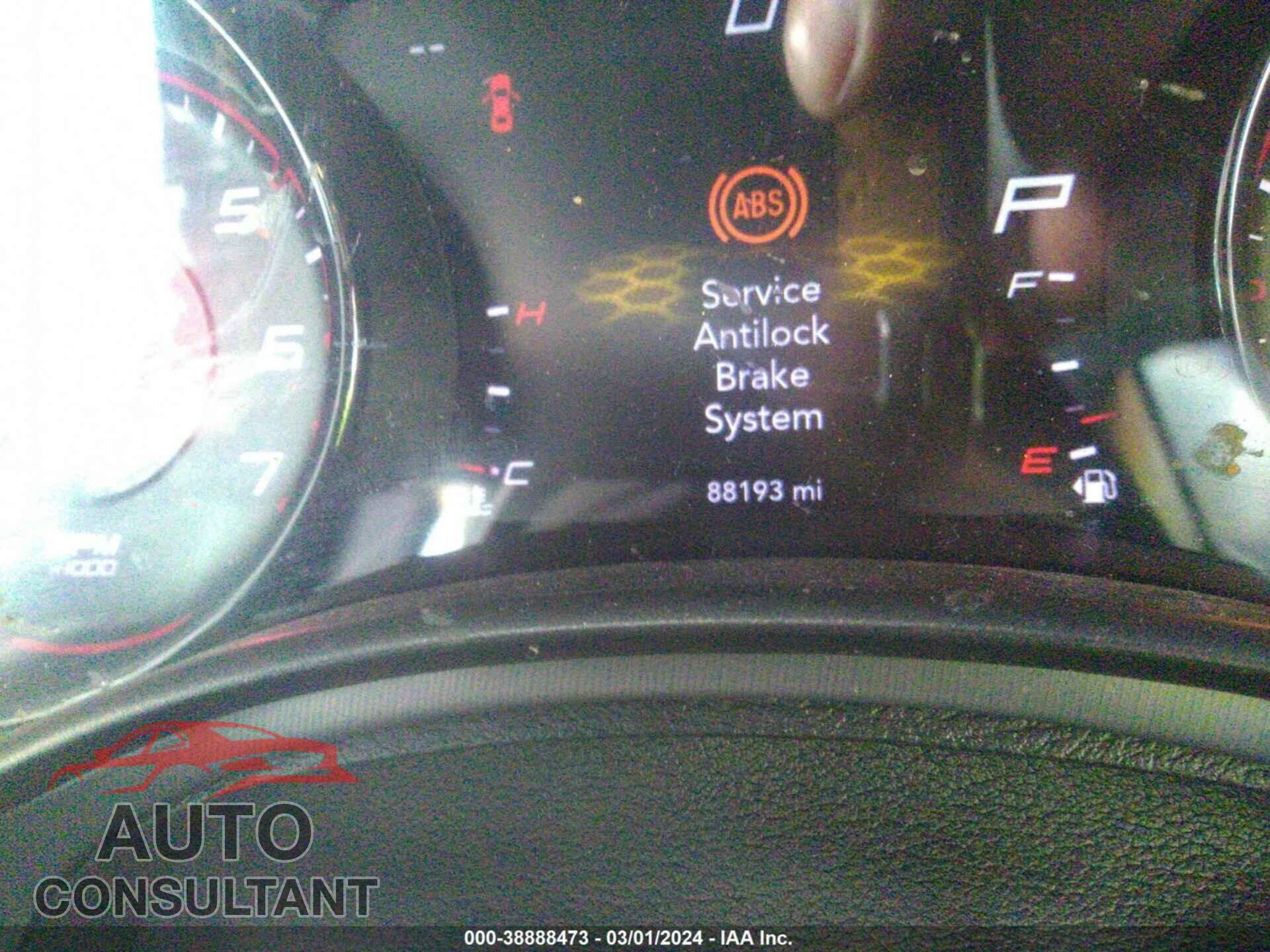 DODGE CHARGER 2019 - 2C3CDXBG2KH638077