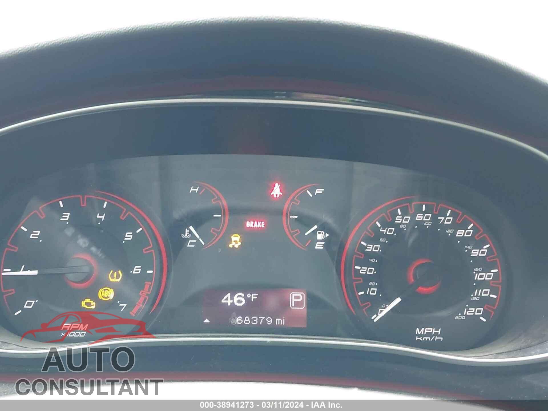 DODGE DART 2016 - 1C3CDFBB6GD752487