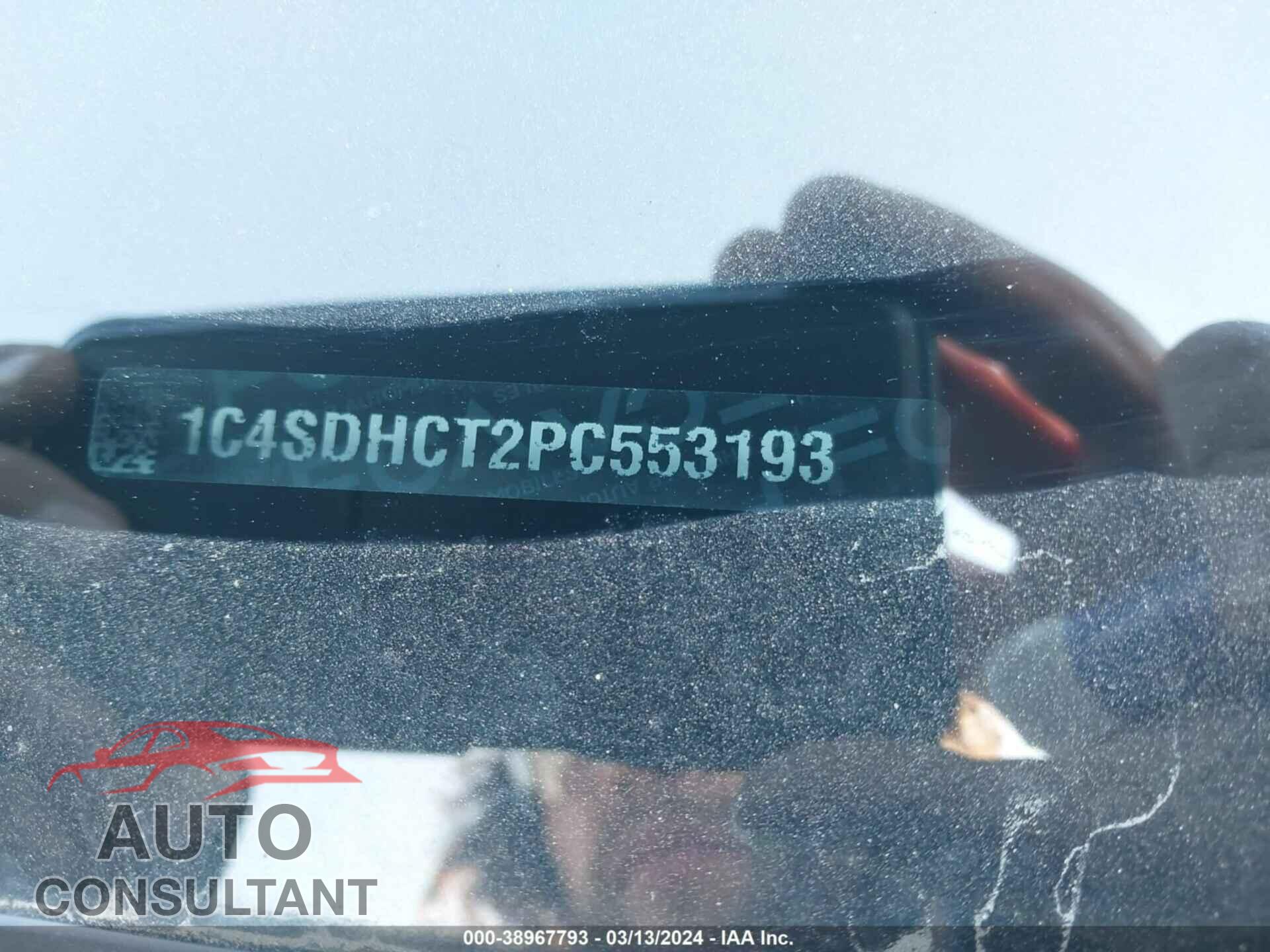 DODGE DURANGO 2023 - 1C4SDHCT2PC553193
