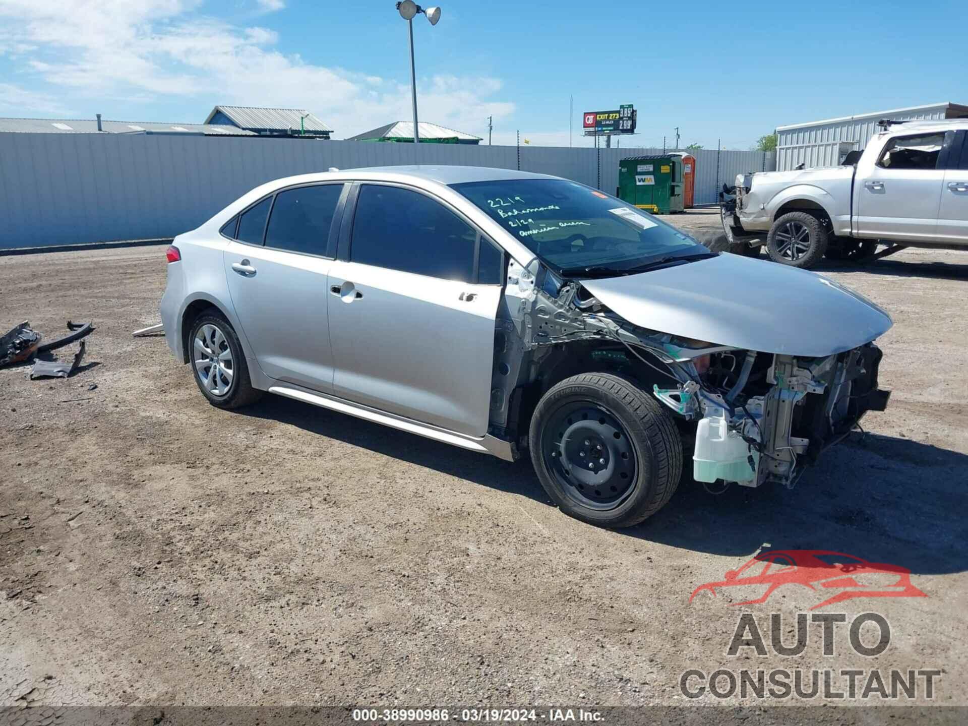 TOYOTA COROLLA 2020 - JTDEPRAE5LJ115563