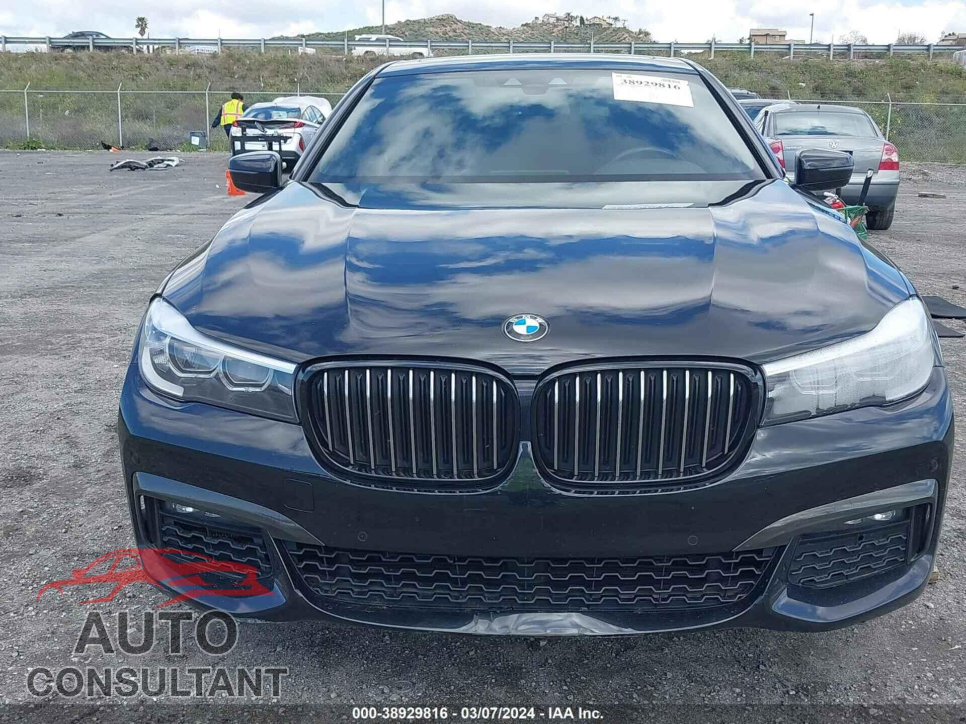 BMW 740I 2019 - WBA7E2C59KB454481