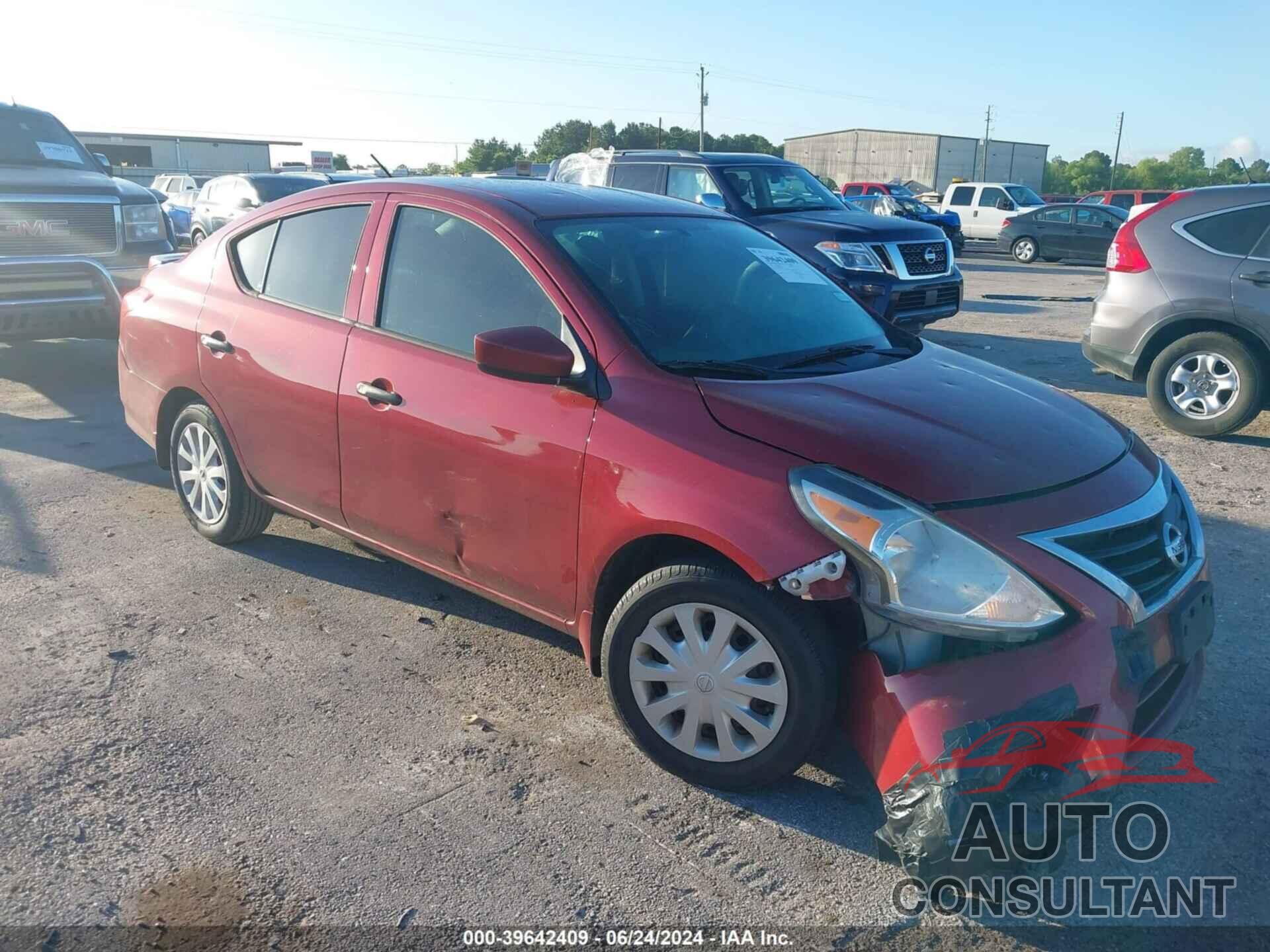 NISSAN VERSA 2016 - 3N1CN7AP5GL866344