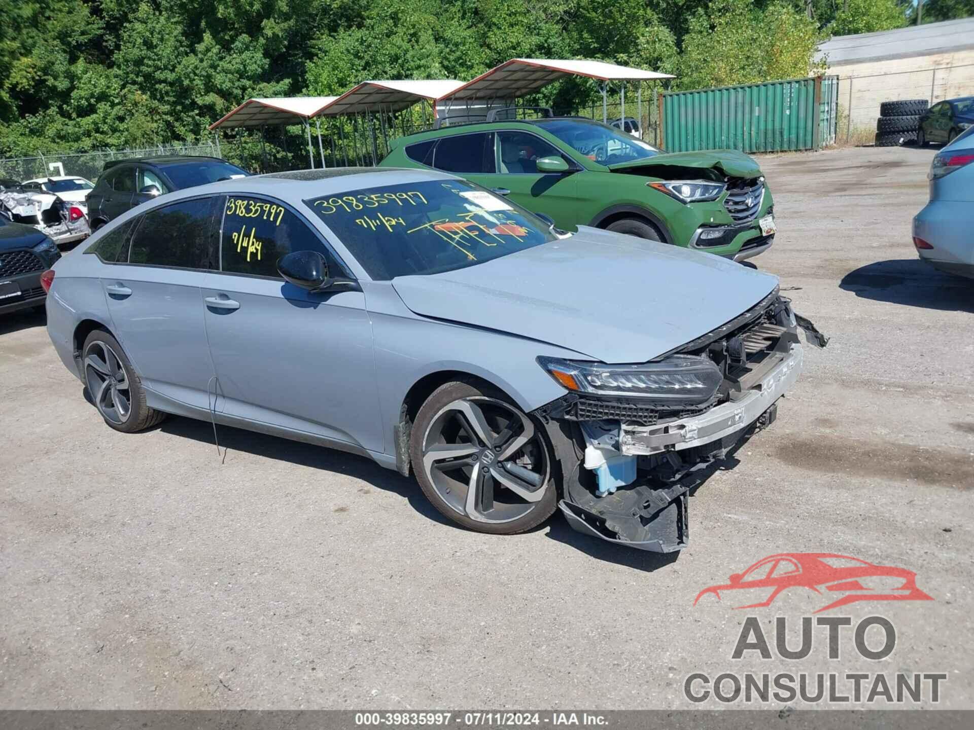 HONDA ACCORD 2021 - 1HGCV2F38MA026133