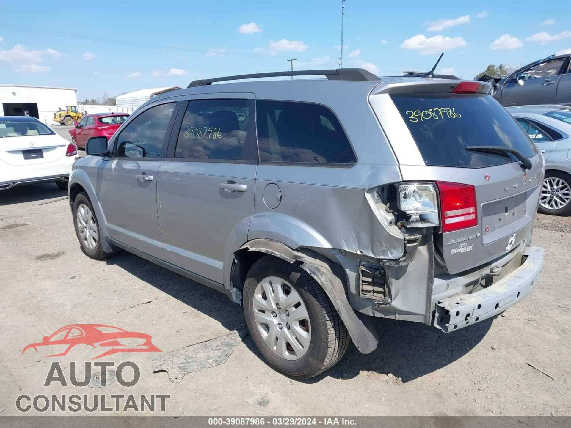DODGE JOURNEY 2017 - 3C4PDCAB7HT545292