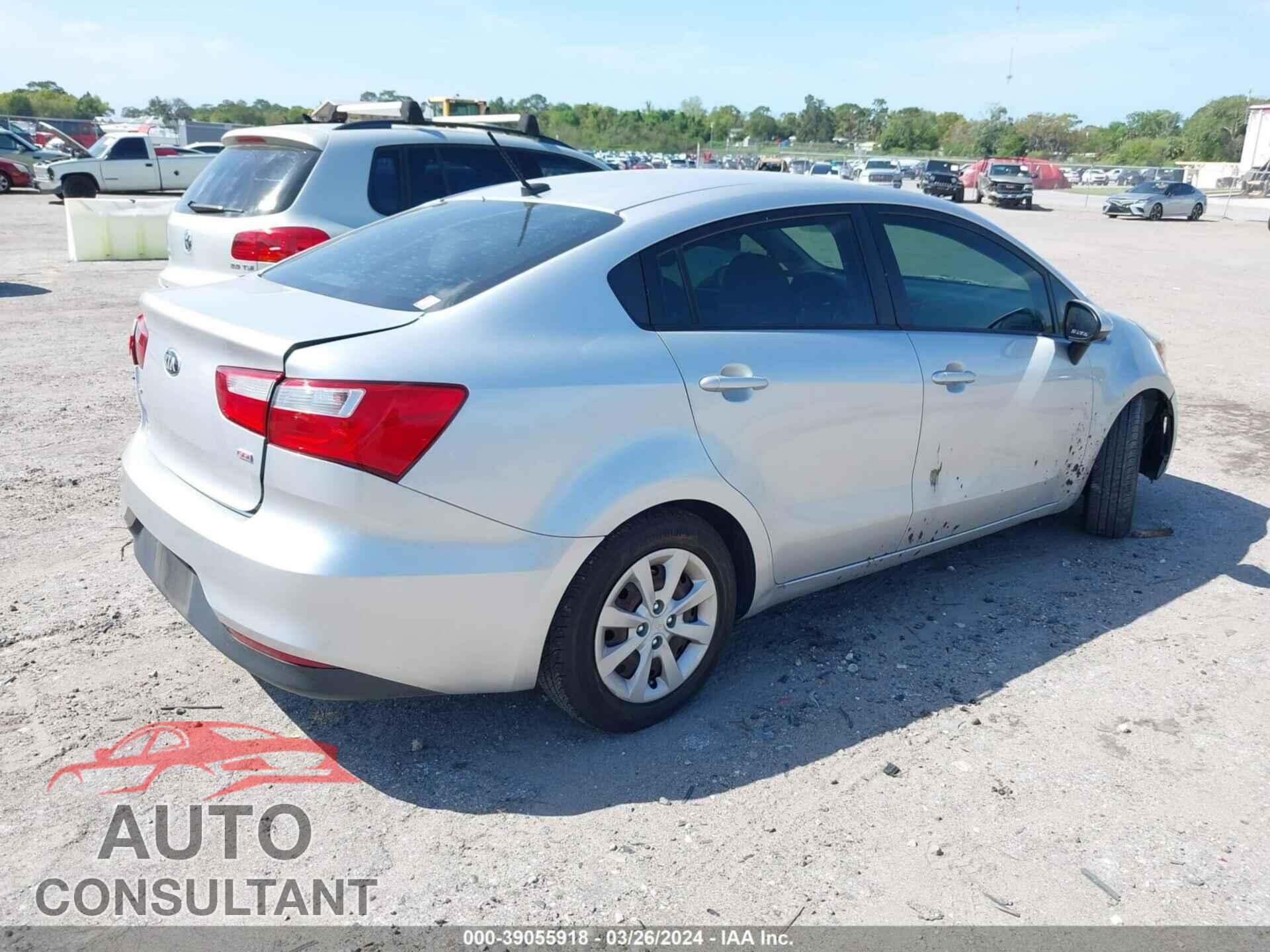 KIA RIO 2016 - KNADM4A34G6554474