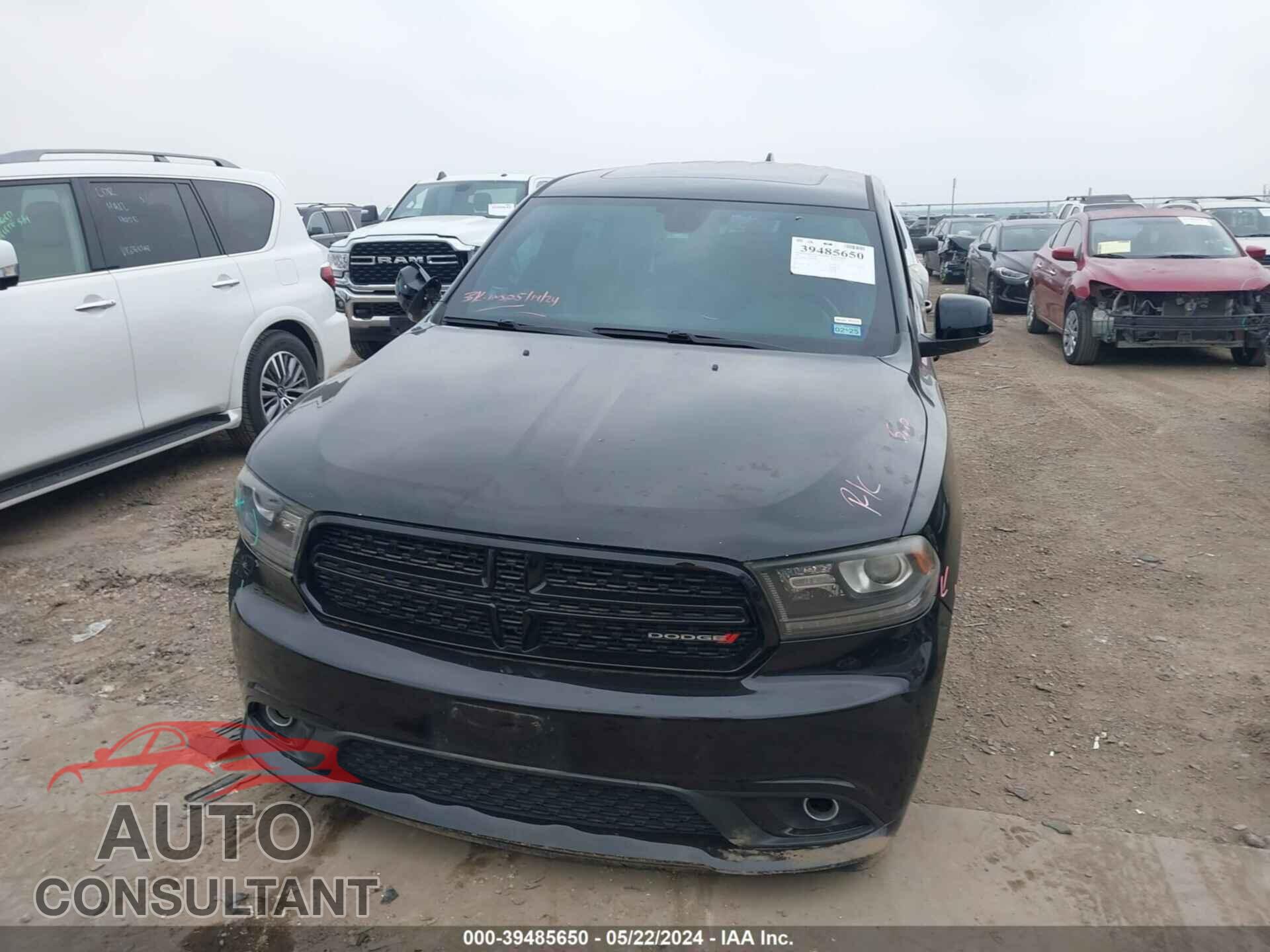 DODGE DURANGO 2017 - 1C4SDJCT2HC907898