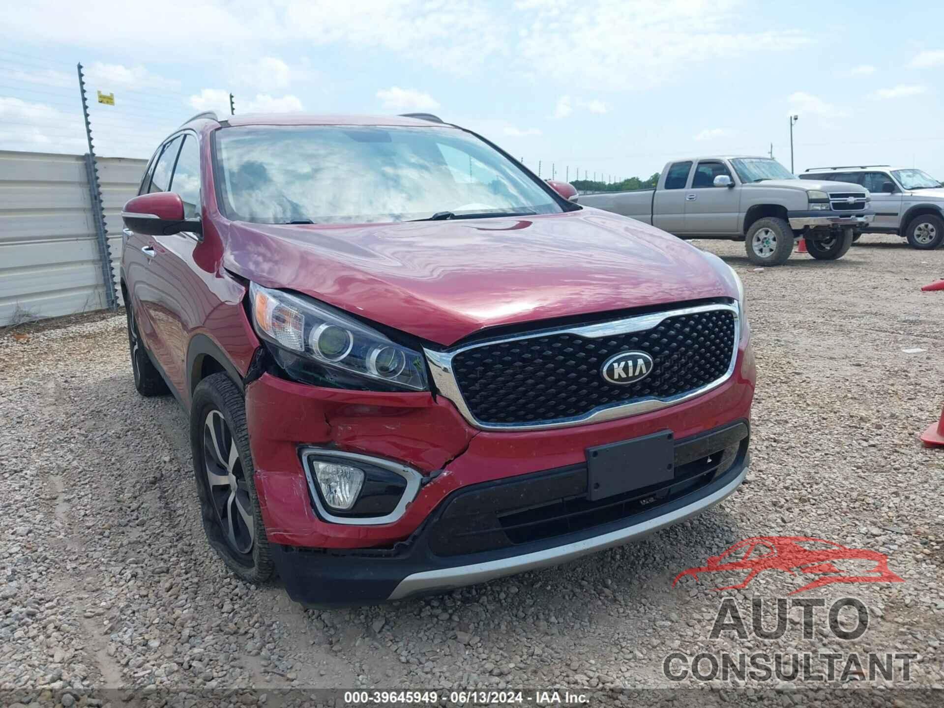 KIA SORENTO 2016 - 5XYPHDA11GG009039