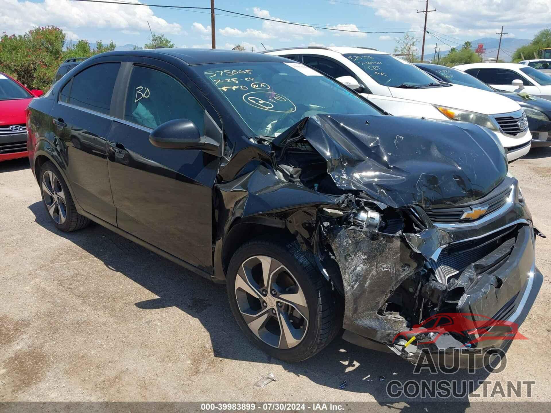 CHEVROLET SONIC 2018 - 1G1JF5SB4J4138206