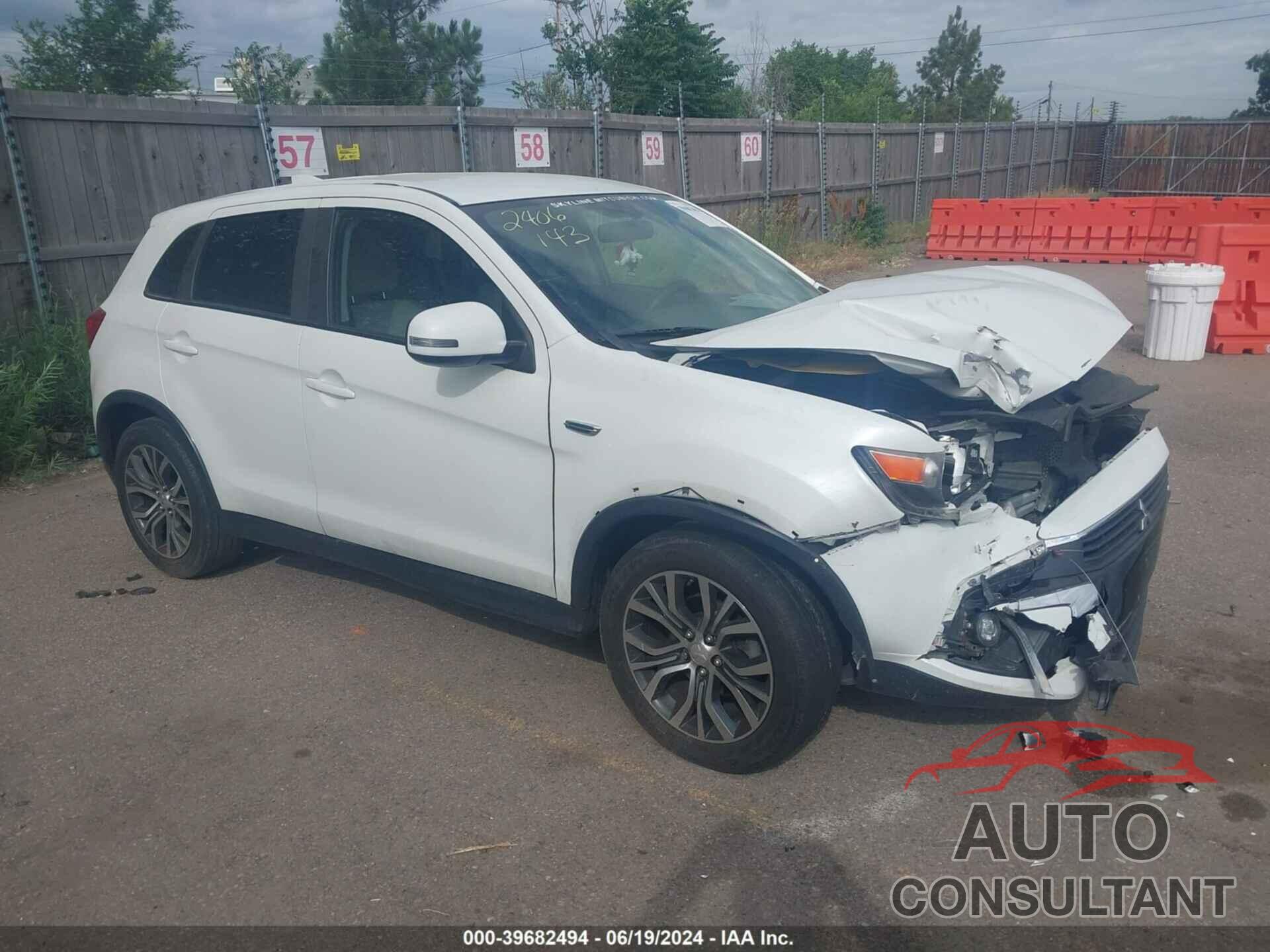 MITSUBISHI OUTLANDER SPORT 2017 - JA4AP3AU4HZ019168