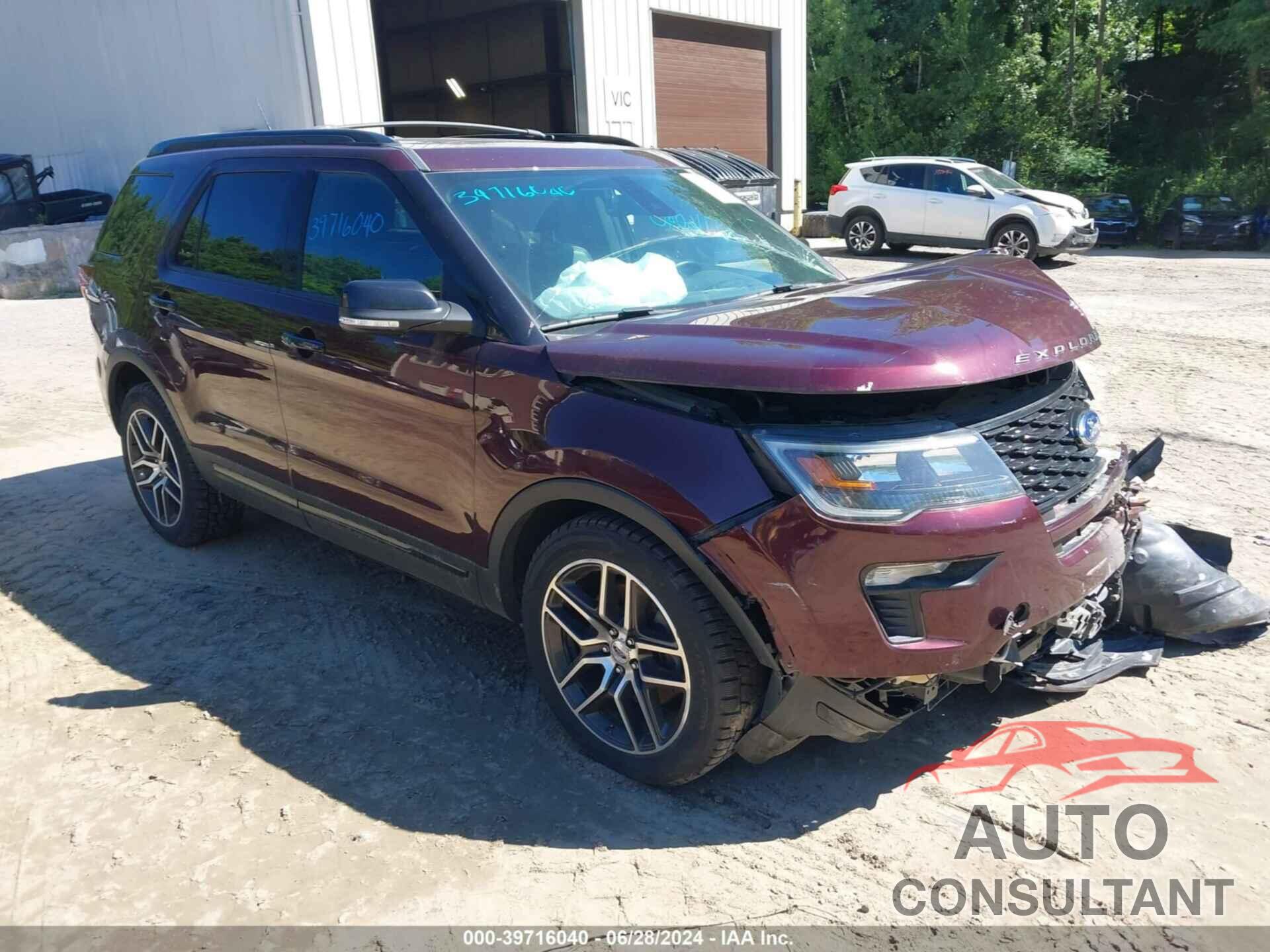 FORD EXPLORER 2019 - 1FM5K8GT6KGB50585