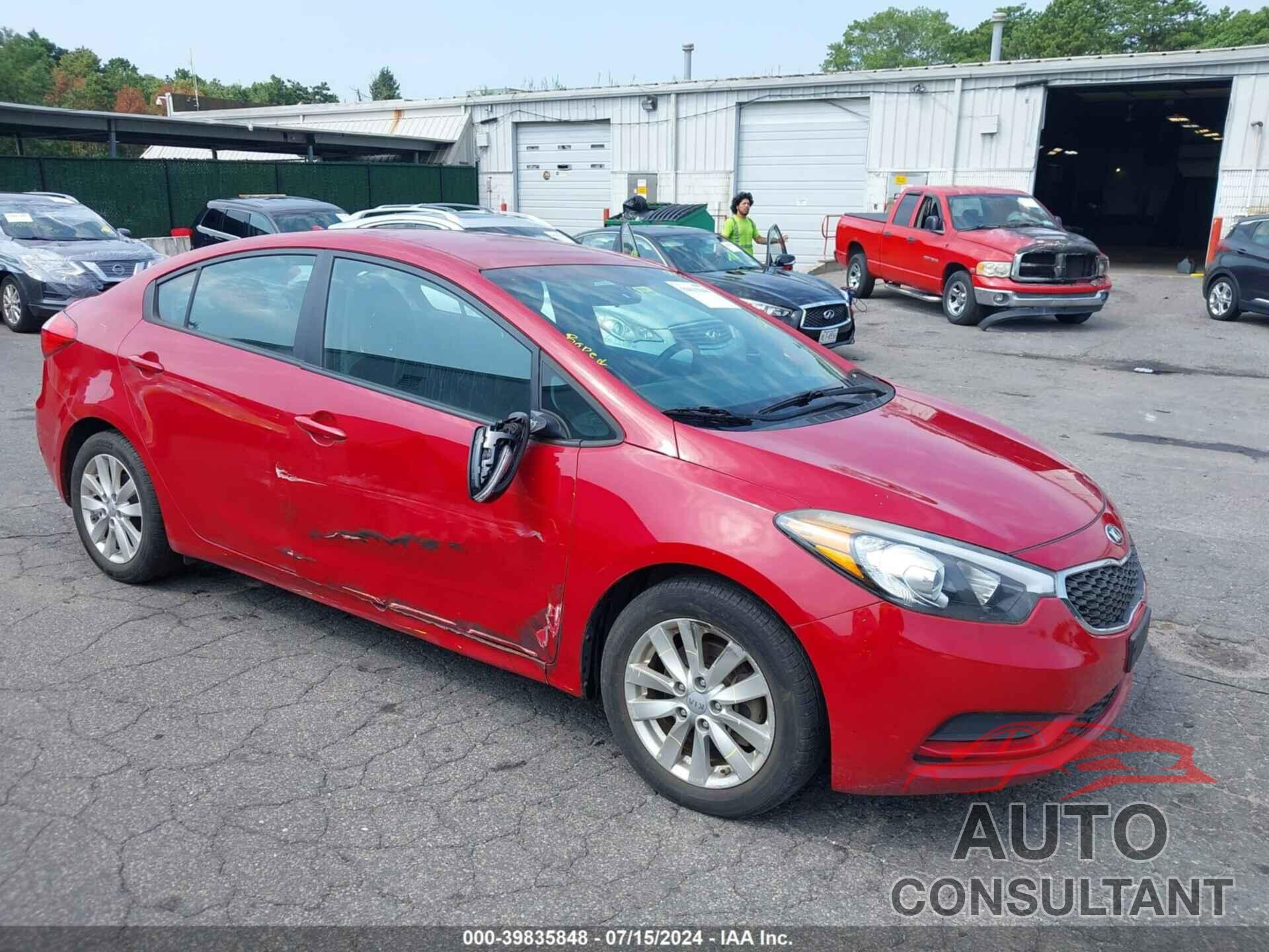 KIA FORTE 2016 - KNAFX4A68G5503771