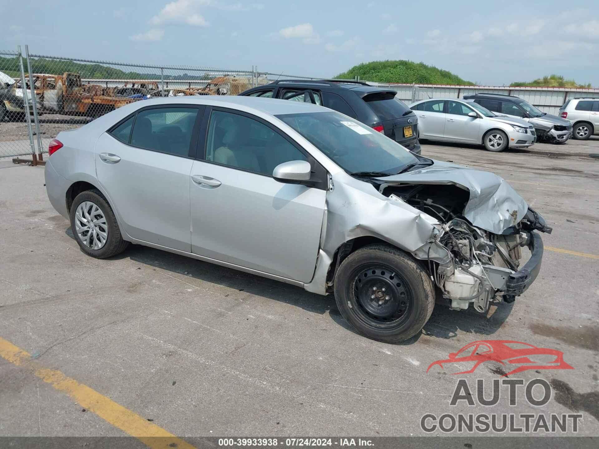 TOYOTA COROLLA 2017 - 2T1BURHE4HC899156