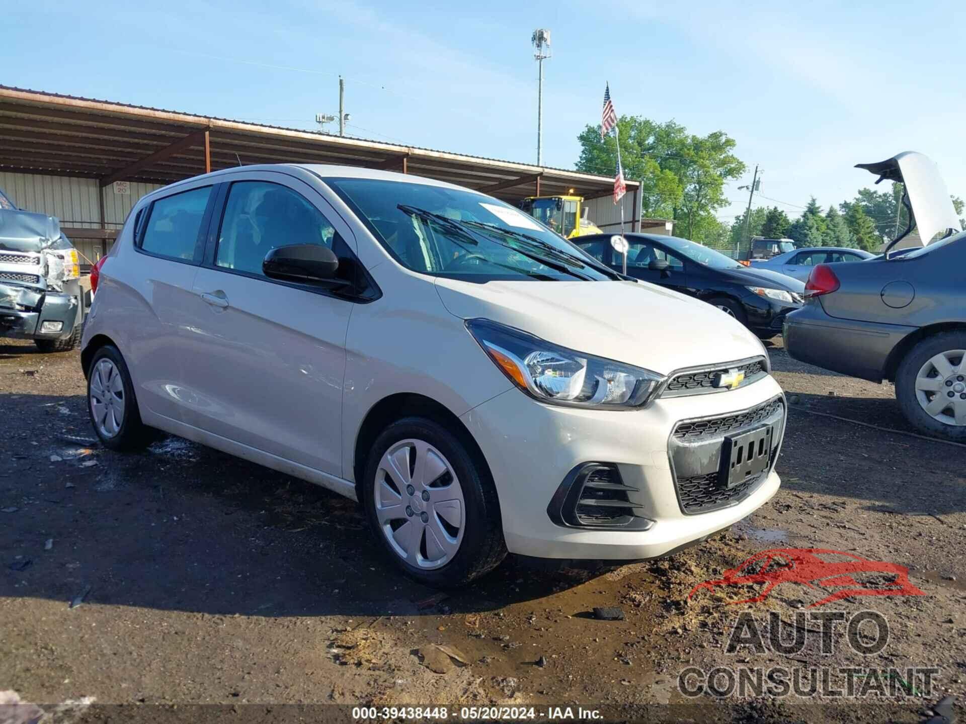 CHEVROLET SPARK 2017 - KL8CB6SA3HC818602