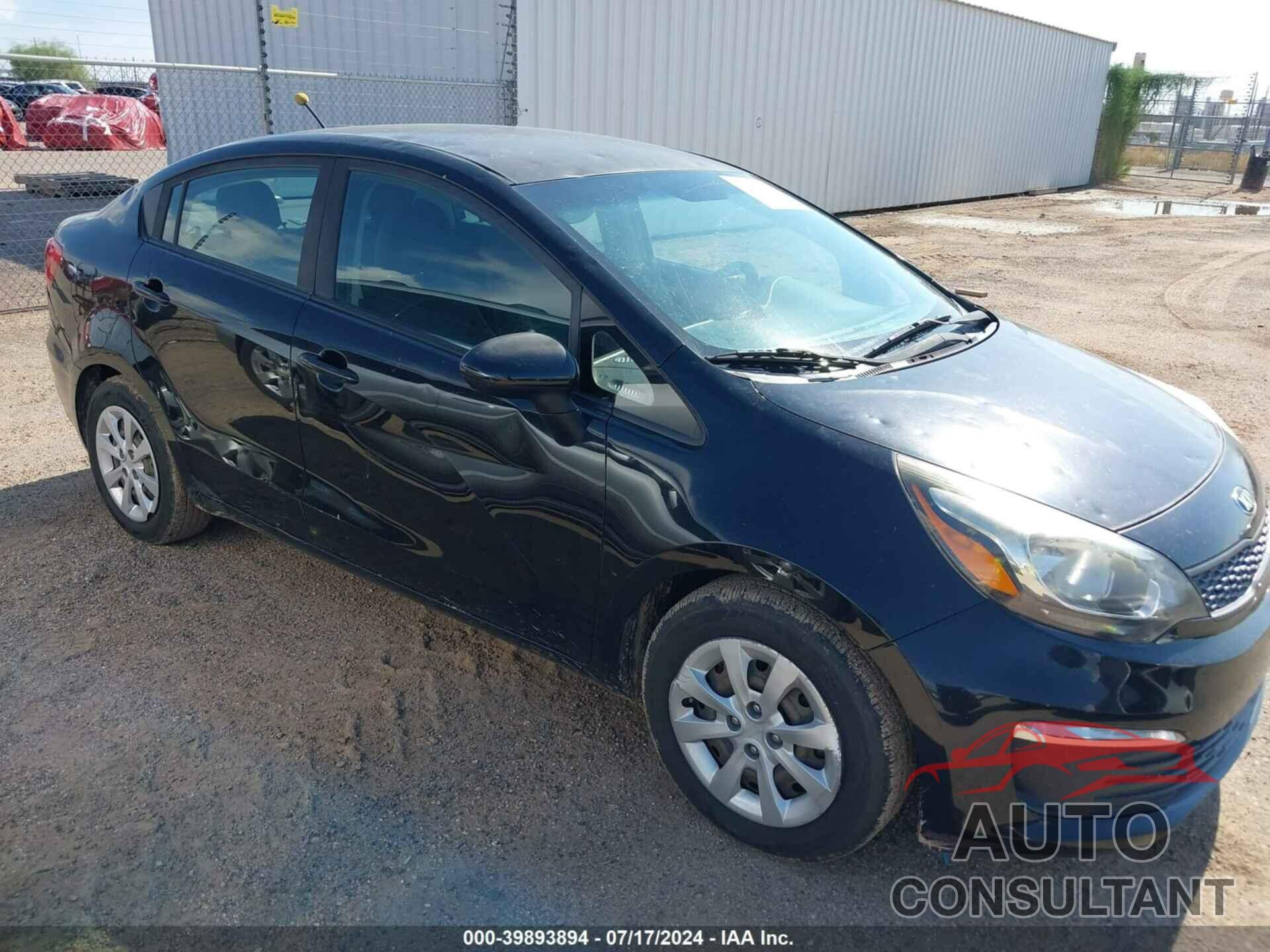 KIA RIO 2017 - KNADM4A39H6015236