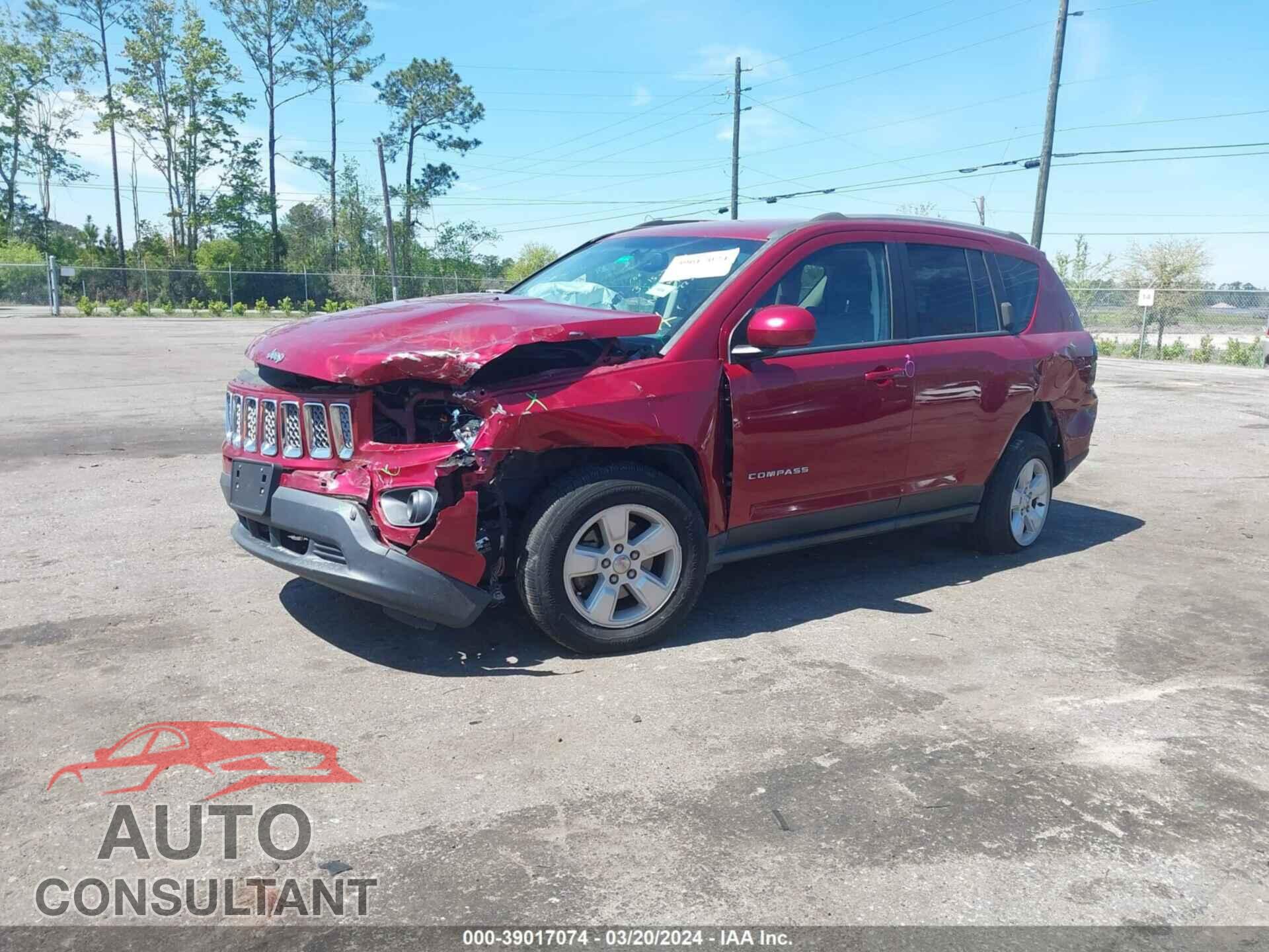 JEEP COMPASS 2017 - 1C4NJCEB7HD198322