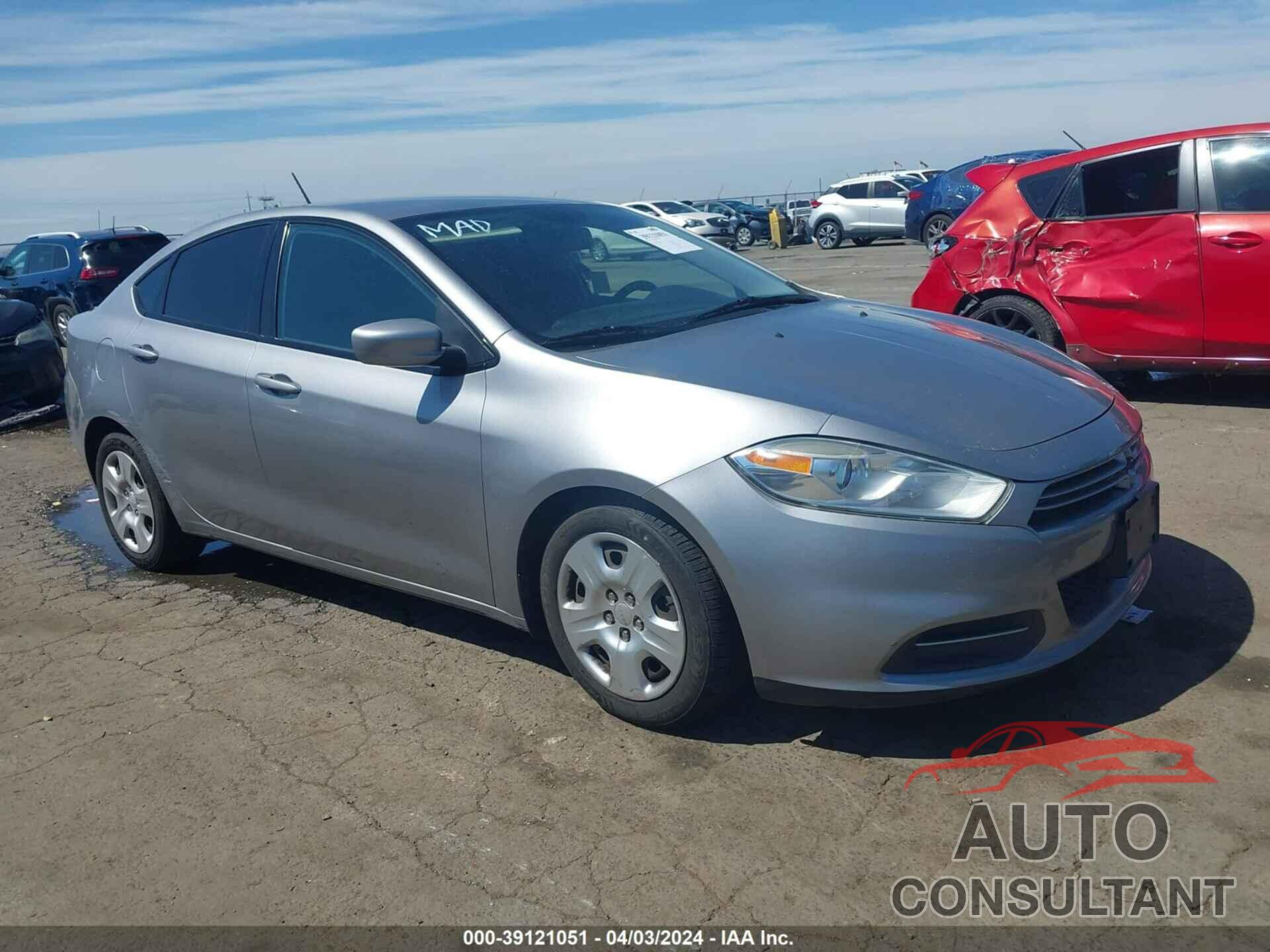 DODGE DART 2016 - 1C3CDFAA2GD504679