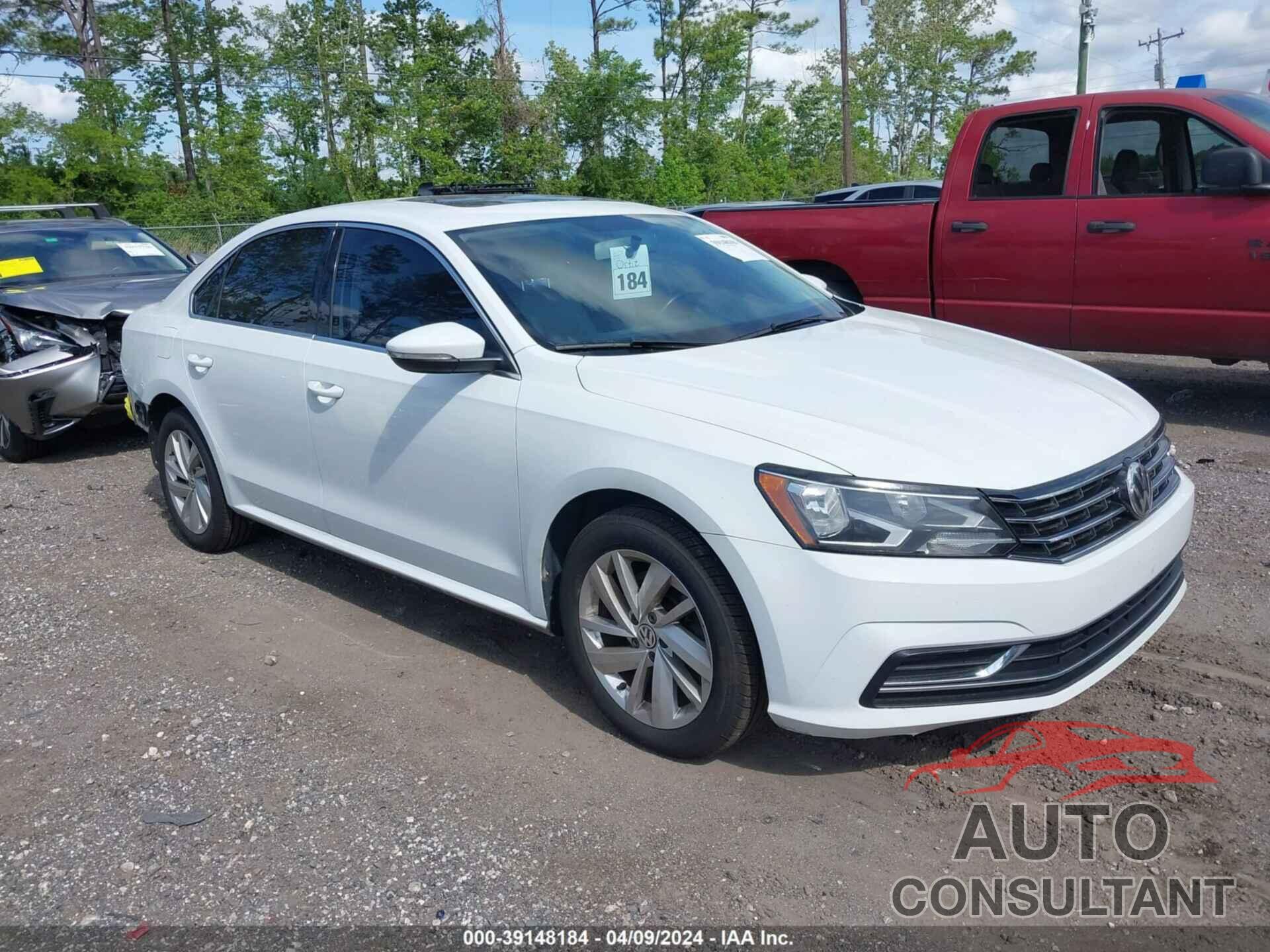 VOLKSWAGEN PASSAT 2018 - 1VWBA7A36JC023688