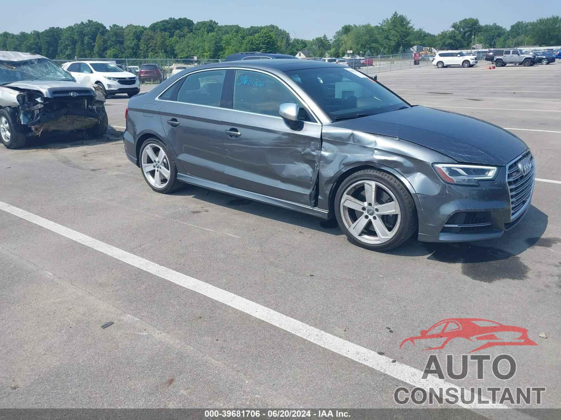 AUDI S3 2018 - WAUB1GFF9J1056456