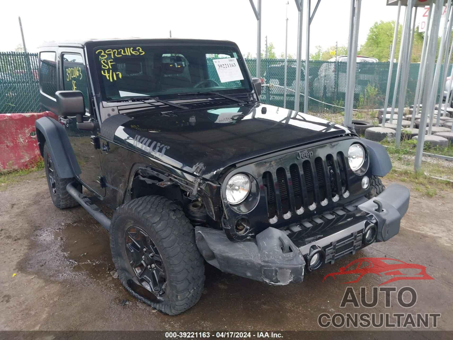 JEEP WRANGLER 2016 - 1C4AJWAG2GL167758