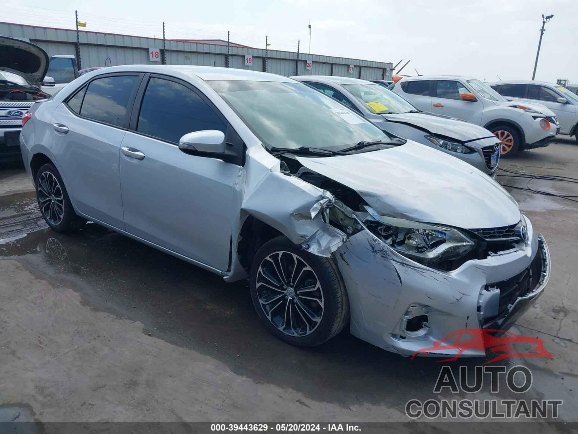 TOYOTA COROLLA 2016 - 5YFBURHEXGP395340