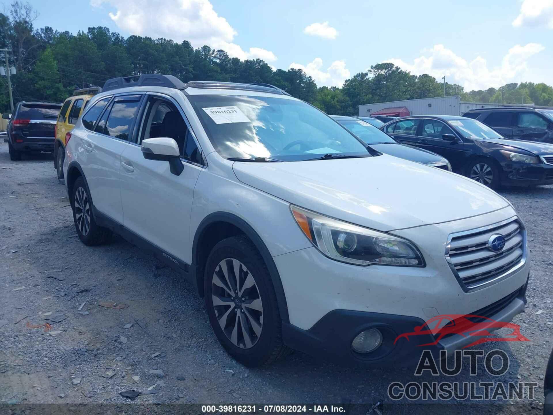 SUBARU OUTBACK 2017 - 4S4BSANC5H3311635